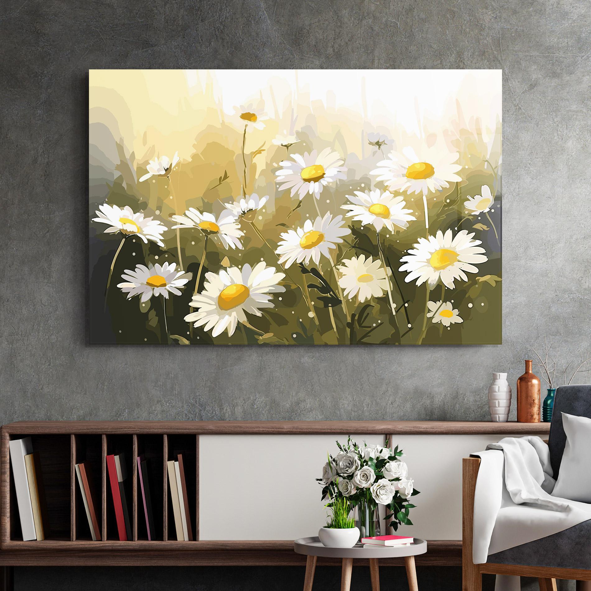 Üvegkép Daily Daisy mockup 2