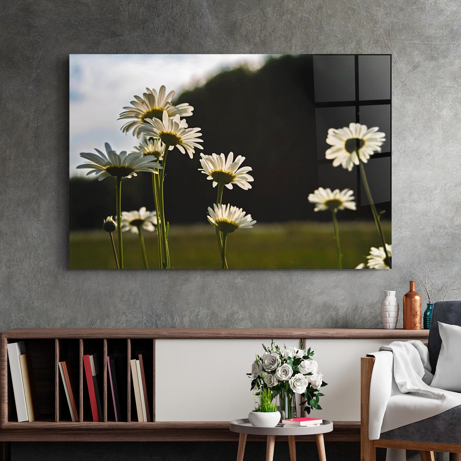 Üvegkép Wild Daisy mockup 2