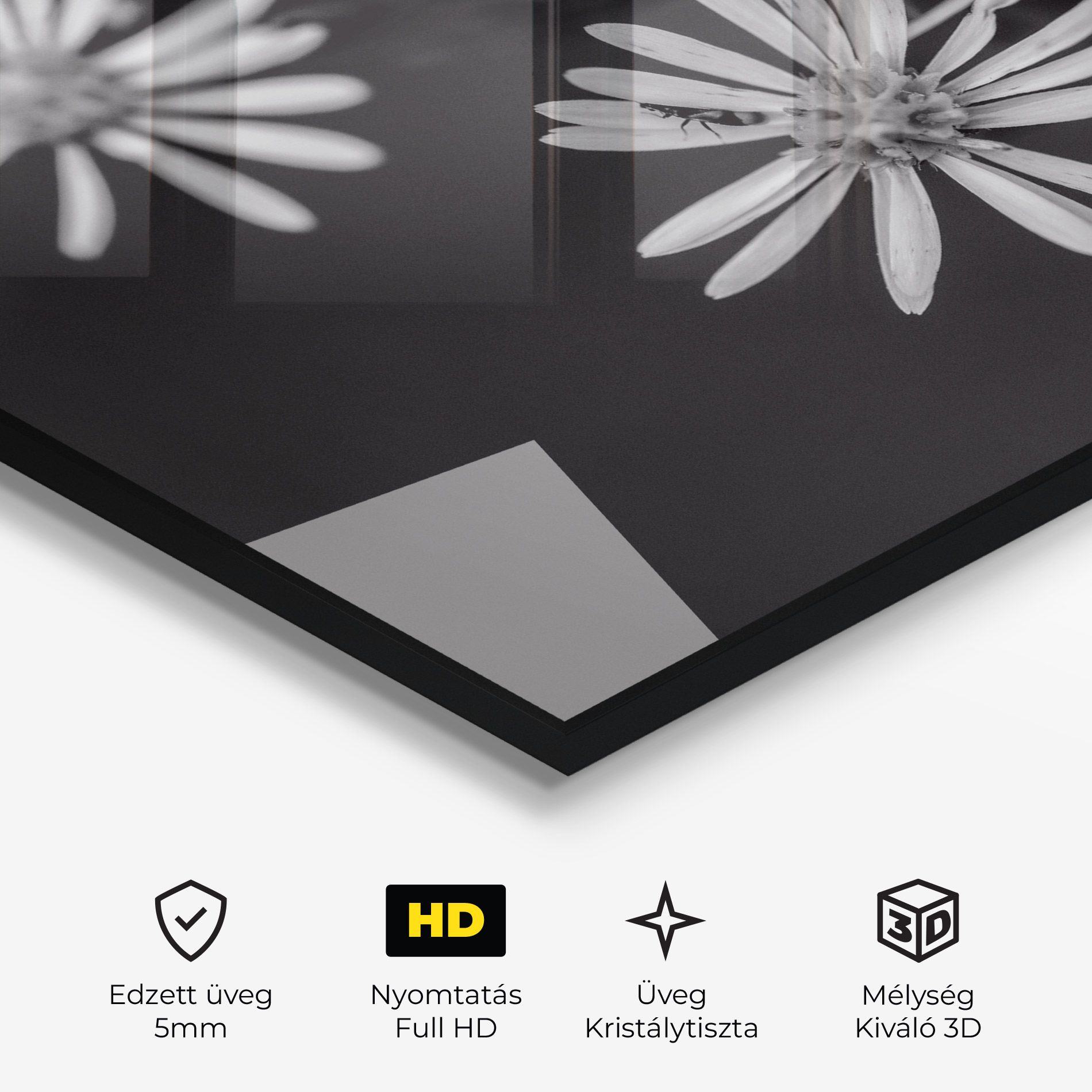 Grey Small Daisy mockup 3