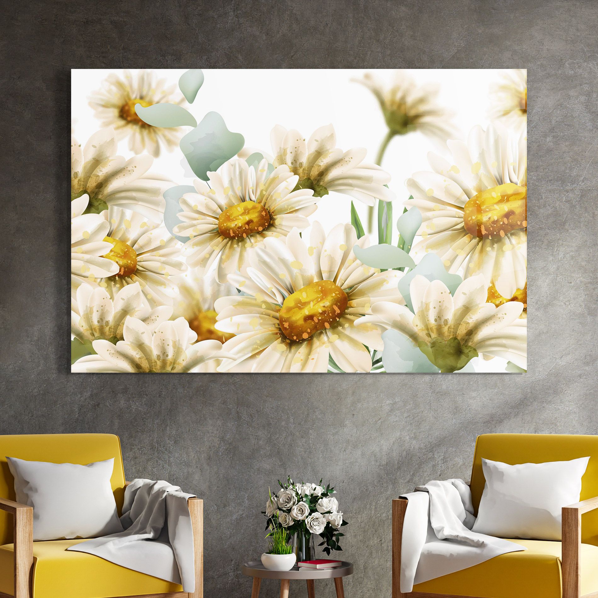 Beautiful Daisy Art mockup 4