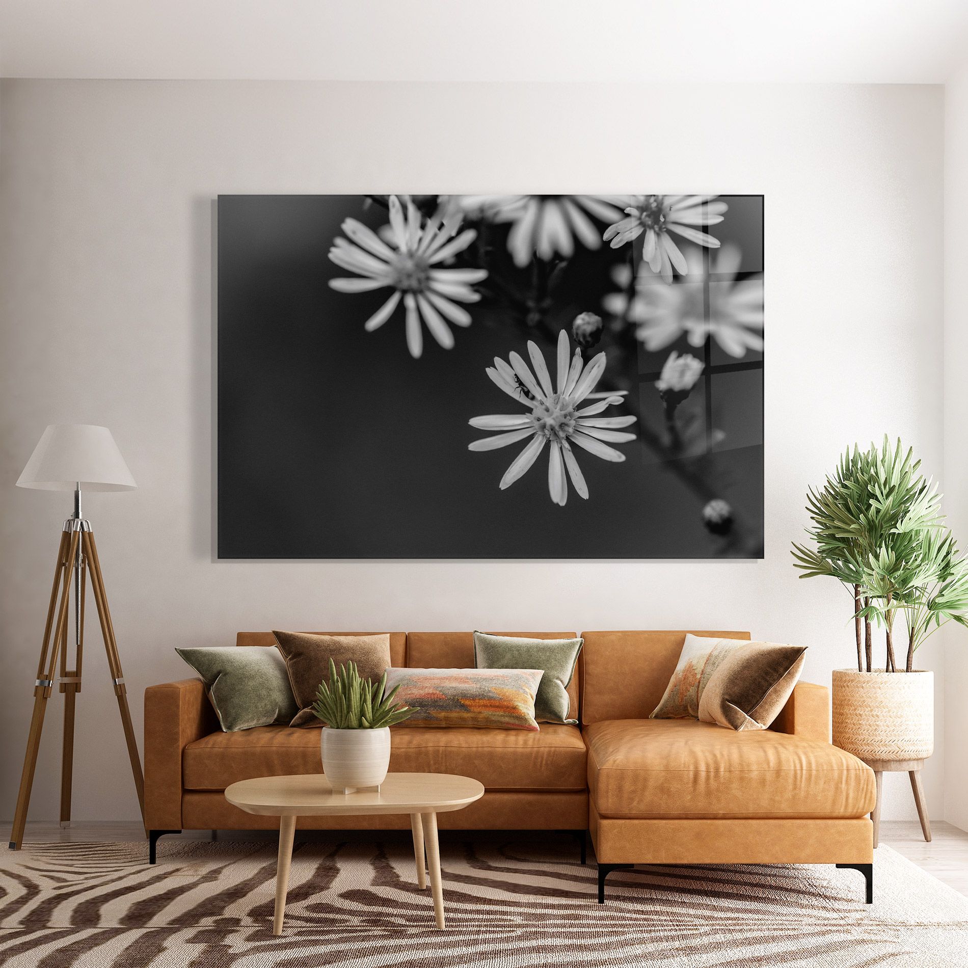 Grey Small Daisy mockup 7