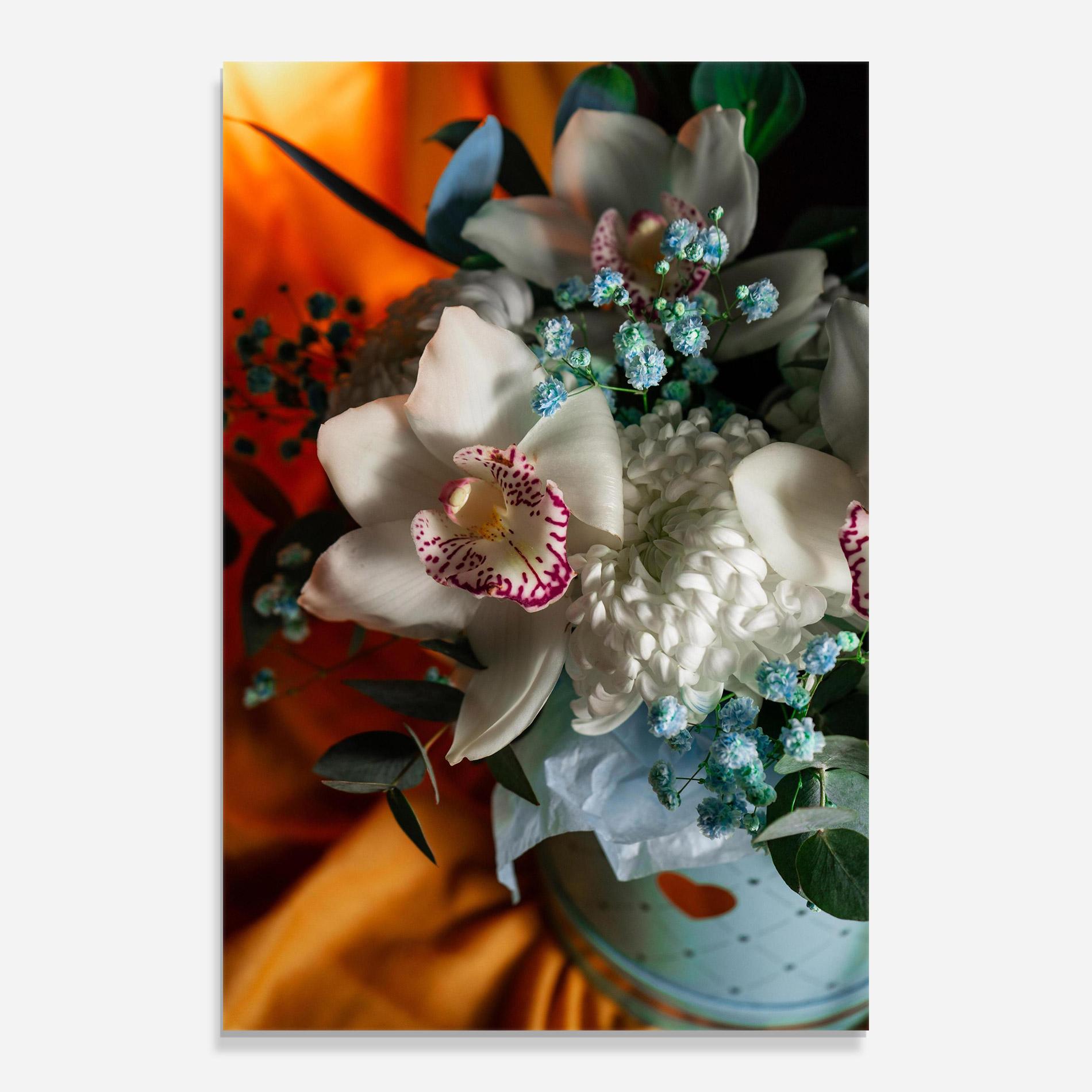Üvegkép Orchid In Vase mockup 0