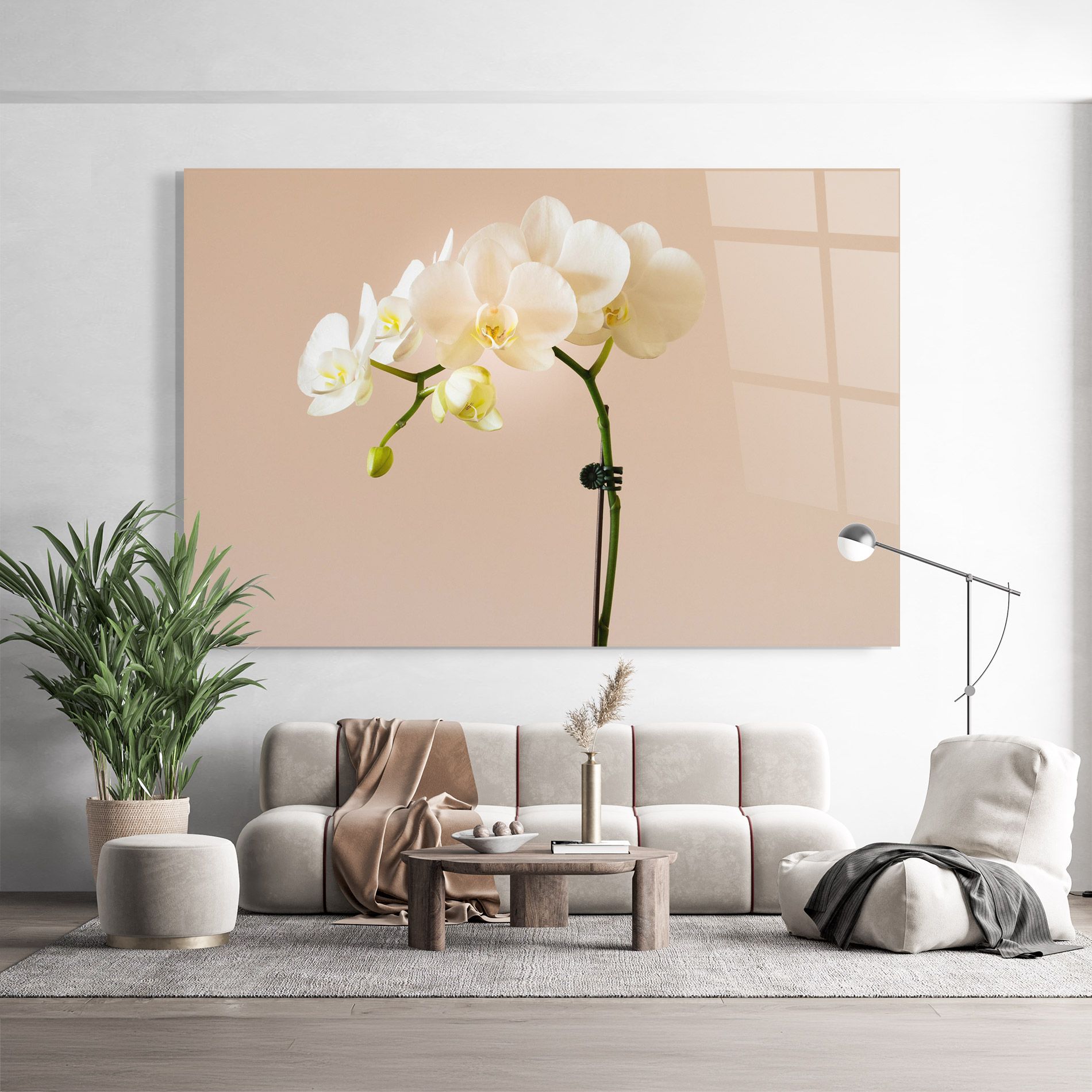 Cream Orchid On Pink mockup 9