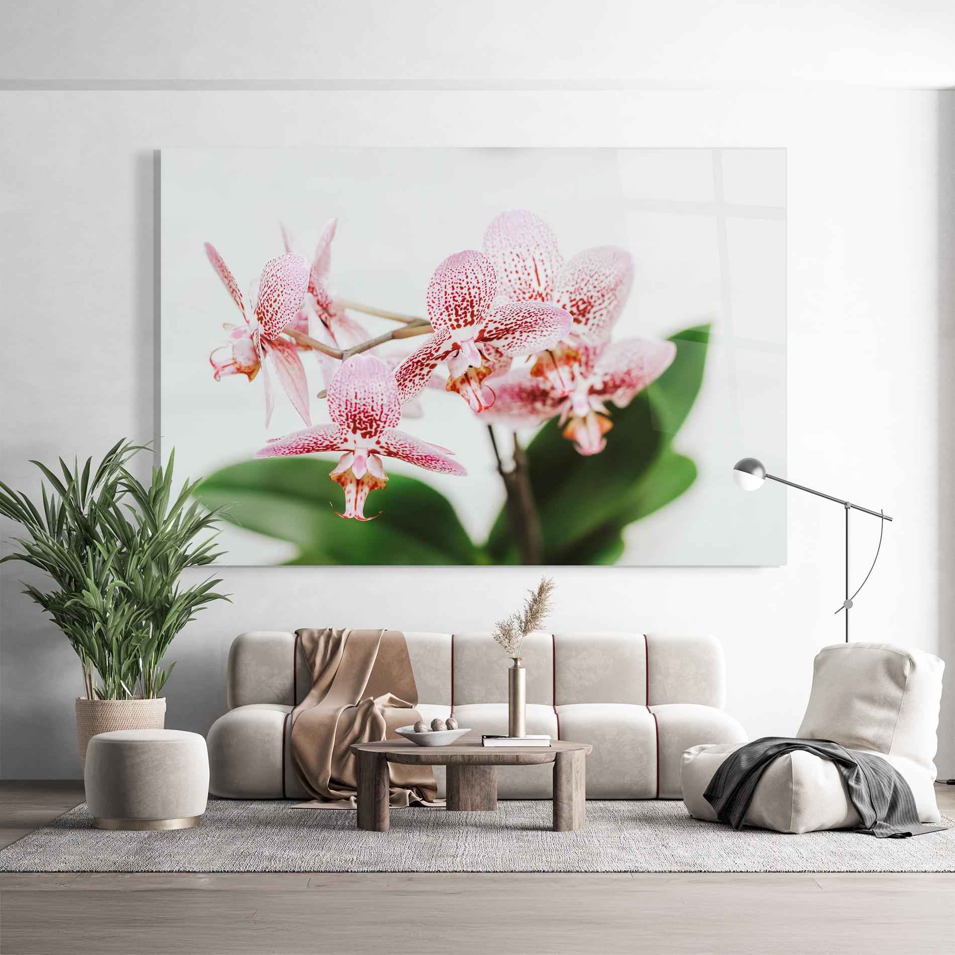 Üvegkép Green Orchids mockup 9