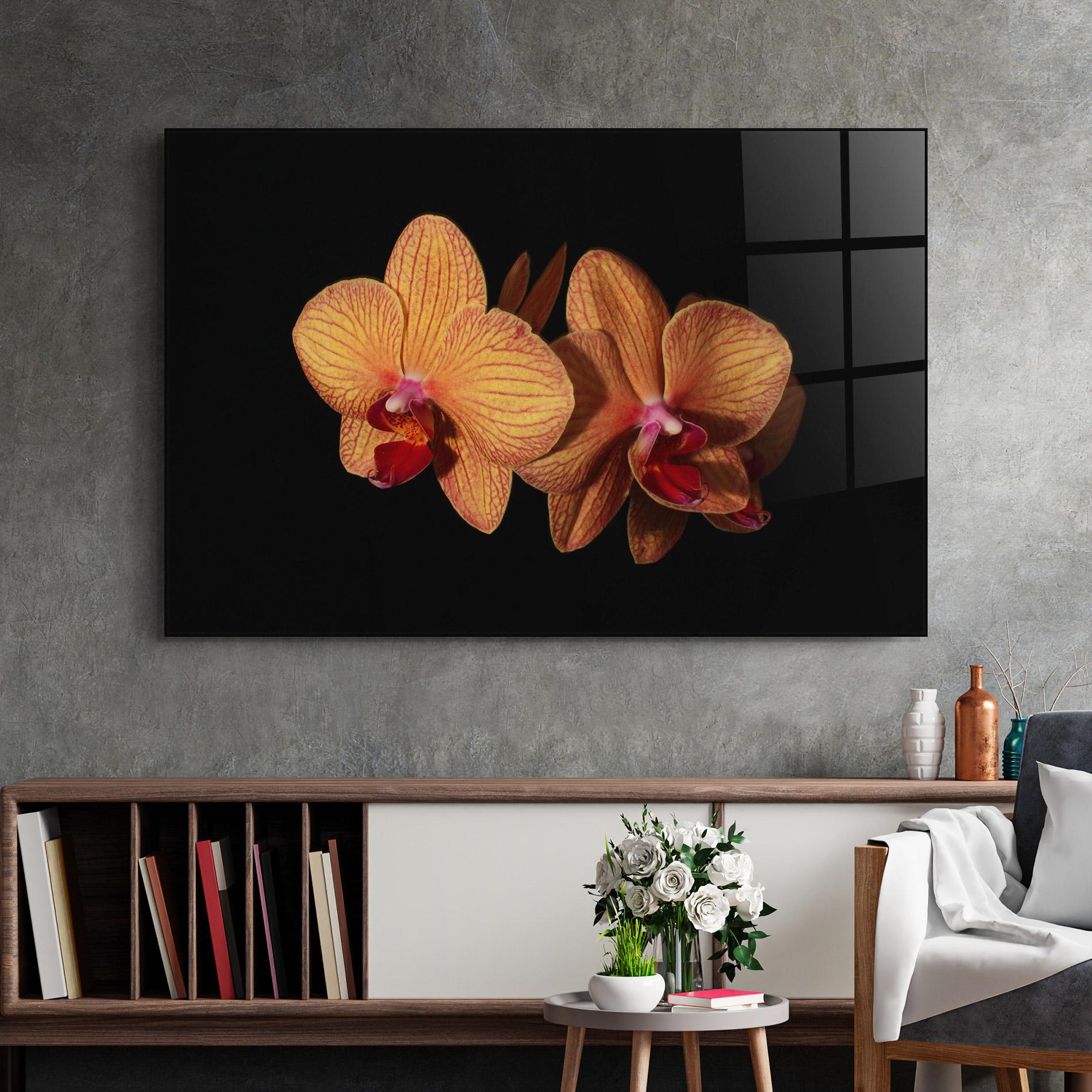 Üvegkép Light Orange Orchid mockup 2