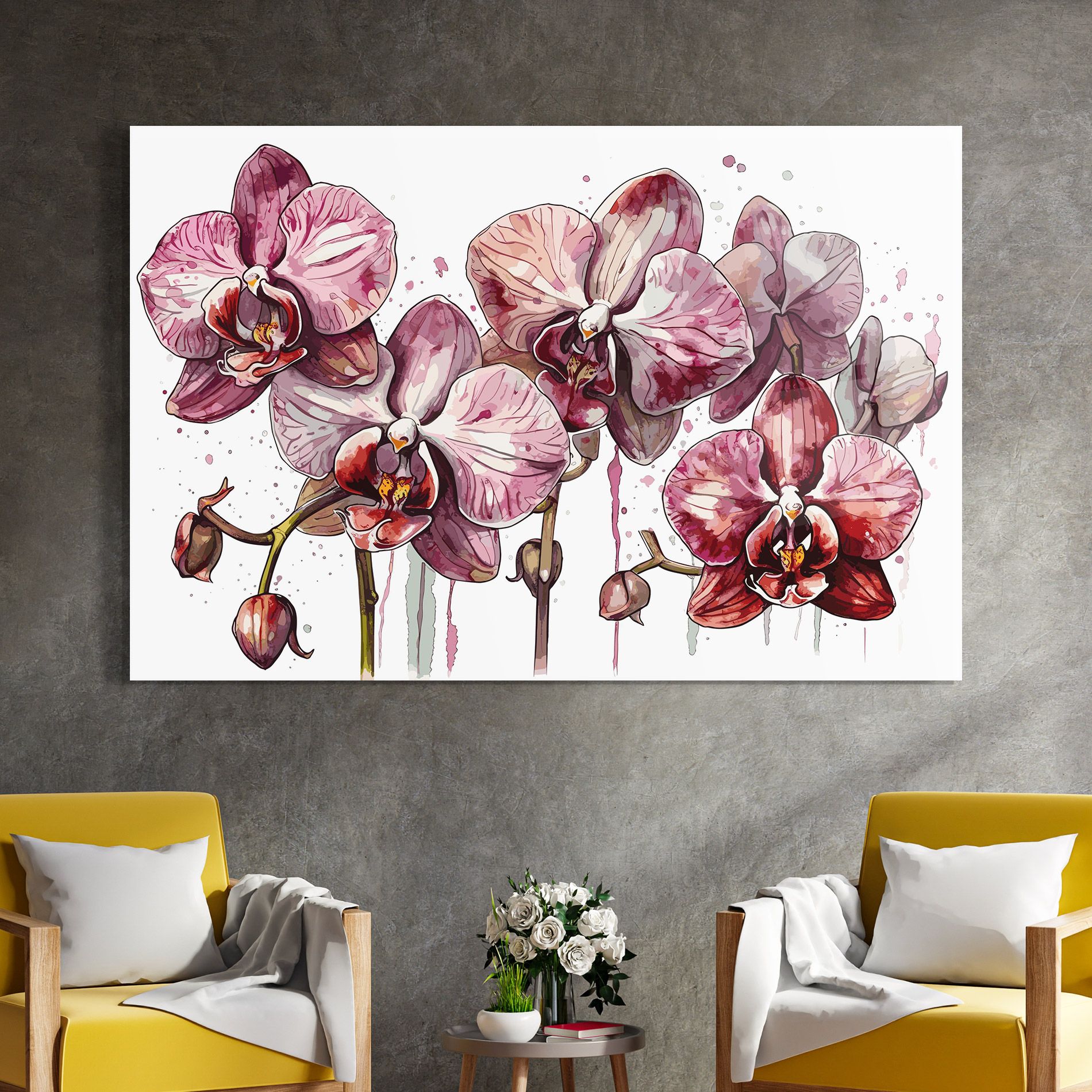 Orchid Art mockup 4