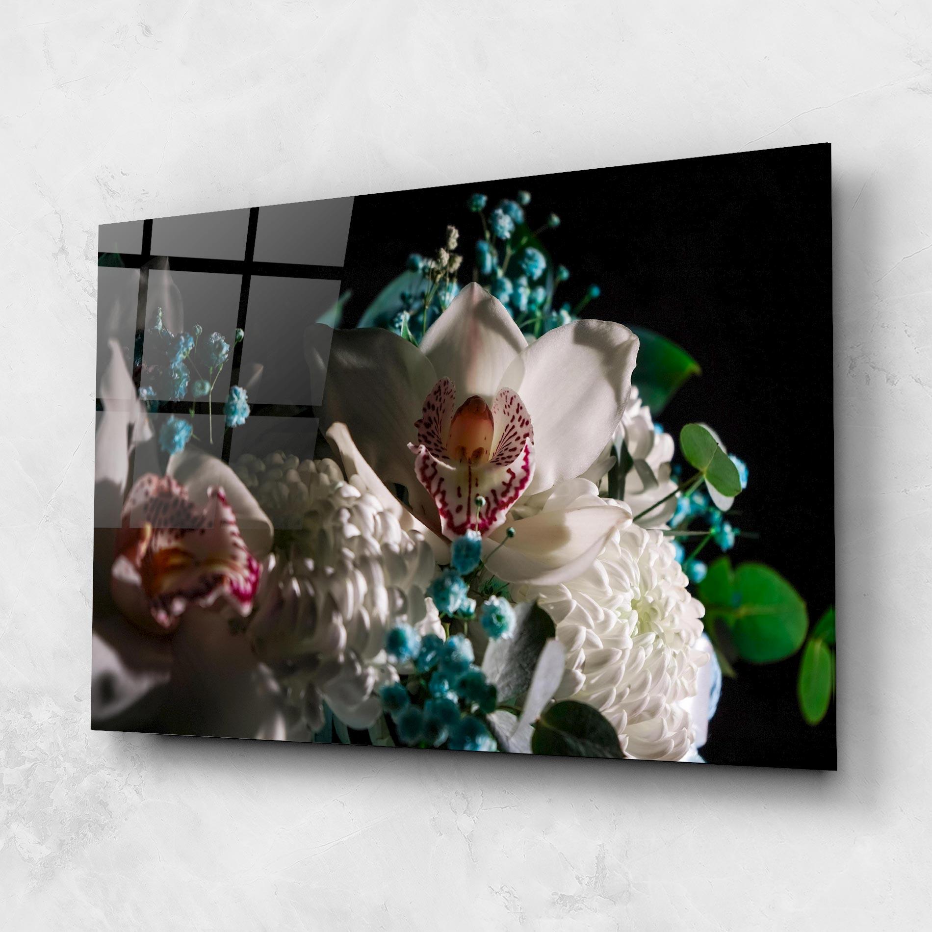 Üvegkép Orchids mockup 1