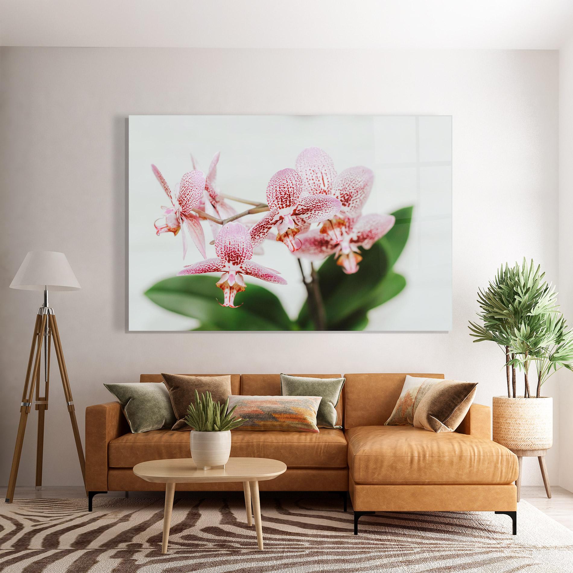 Üvegkép Green Orchids mockup 7