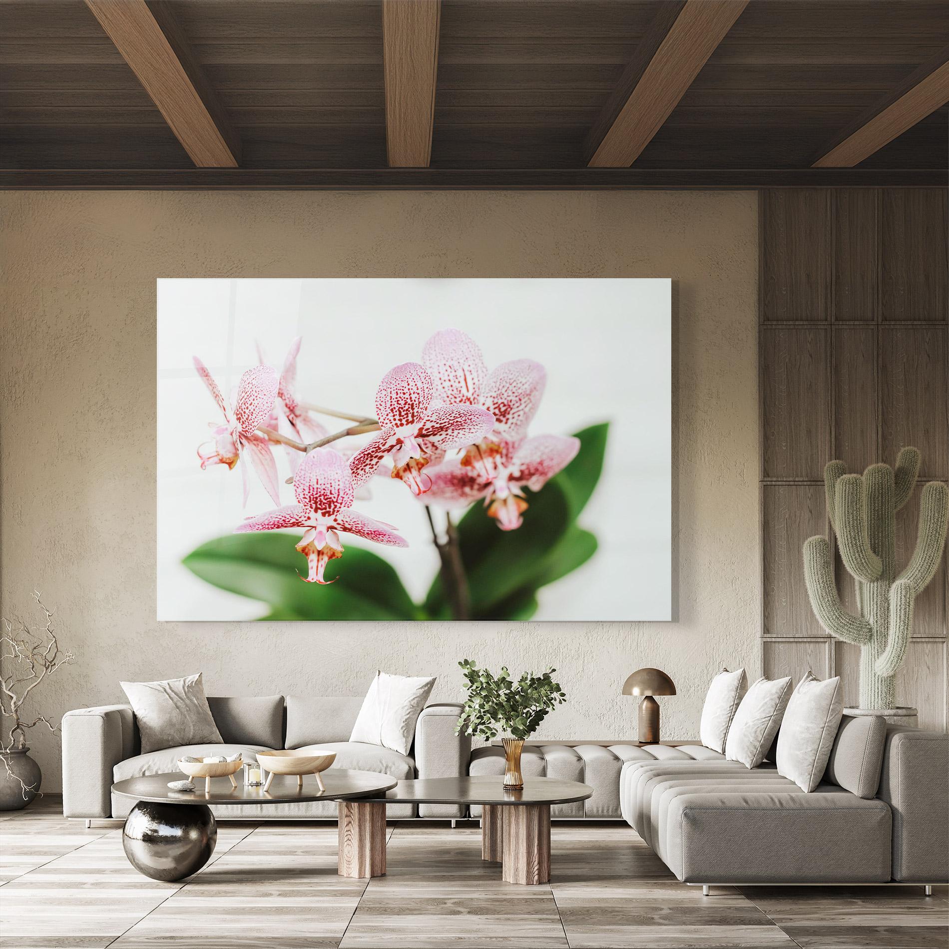 Üvegkép Green Orchids mockup 8