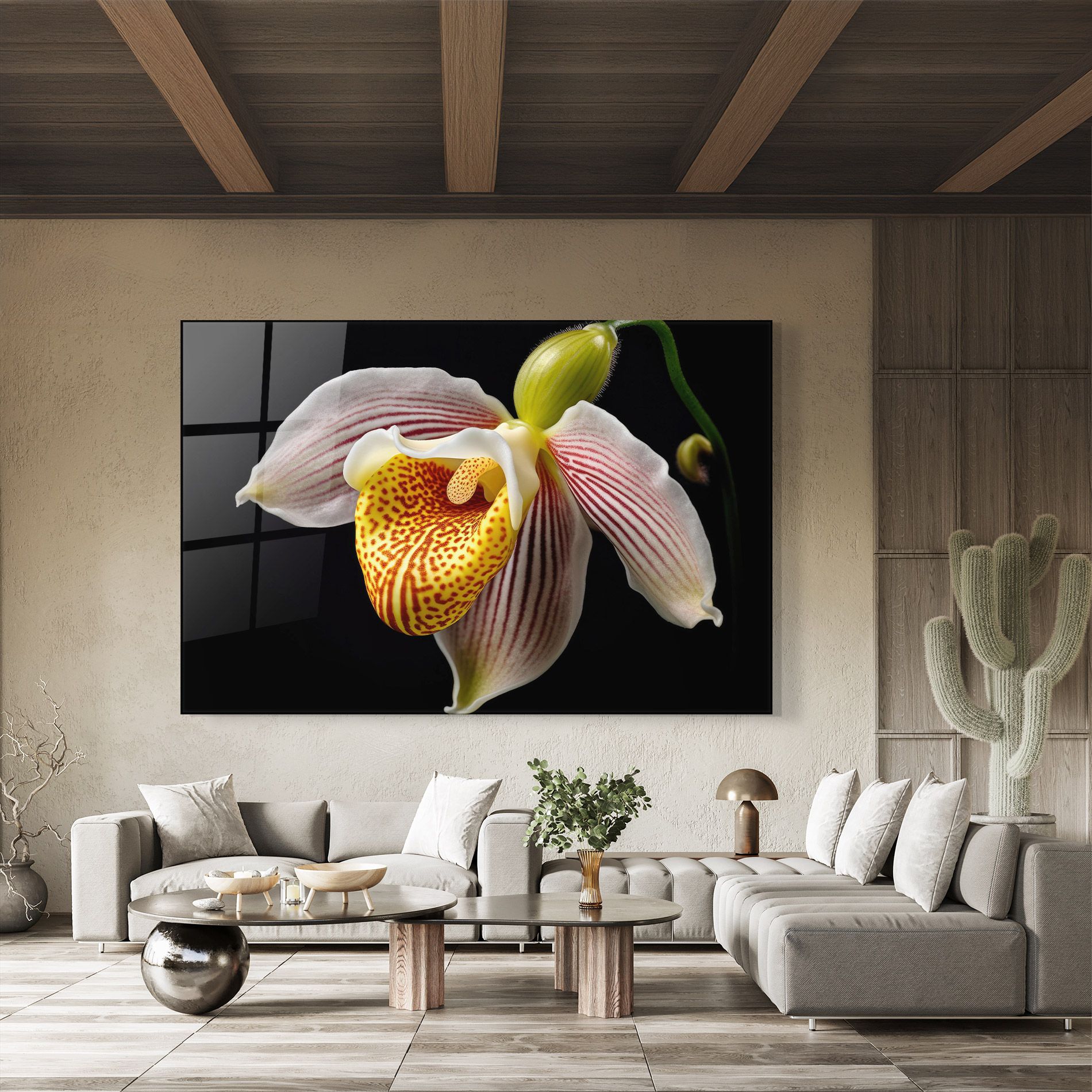 Orchid On Black mockup 8