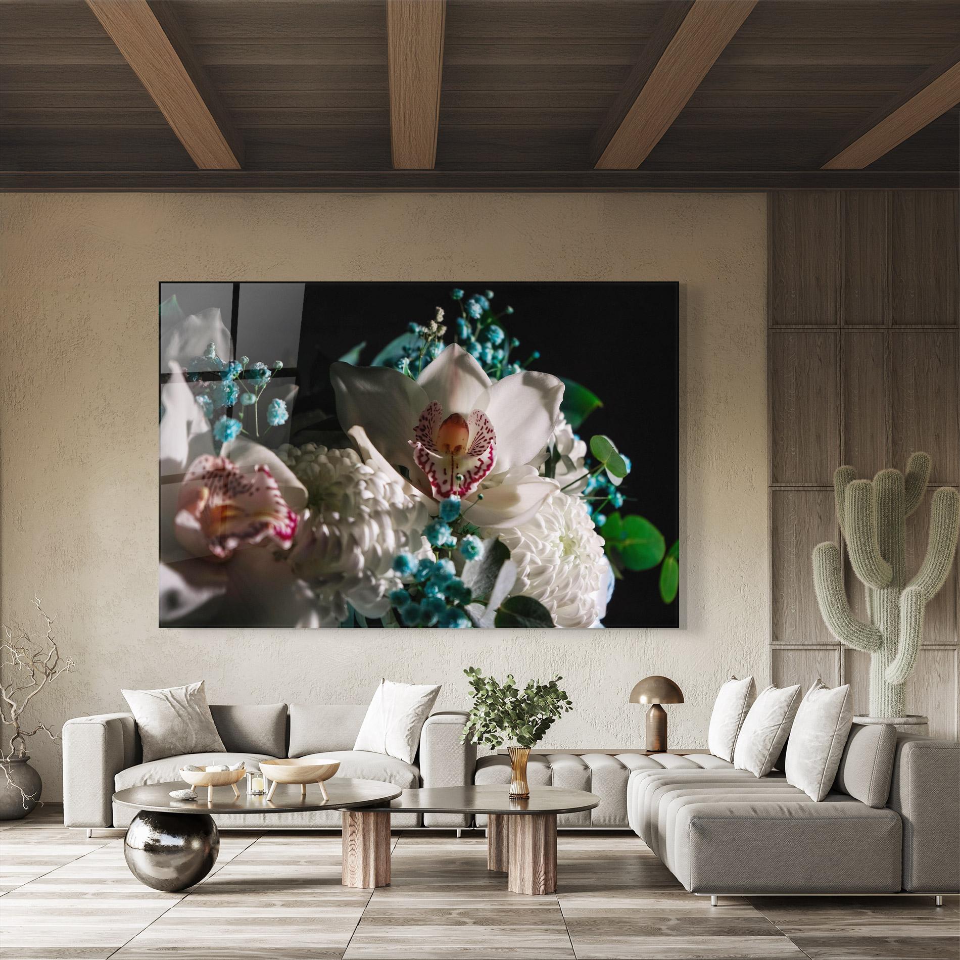 Üvegkép Orchids mockup 8