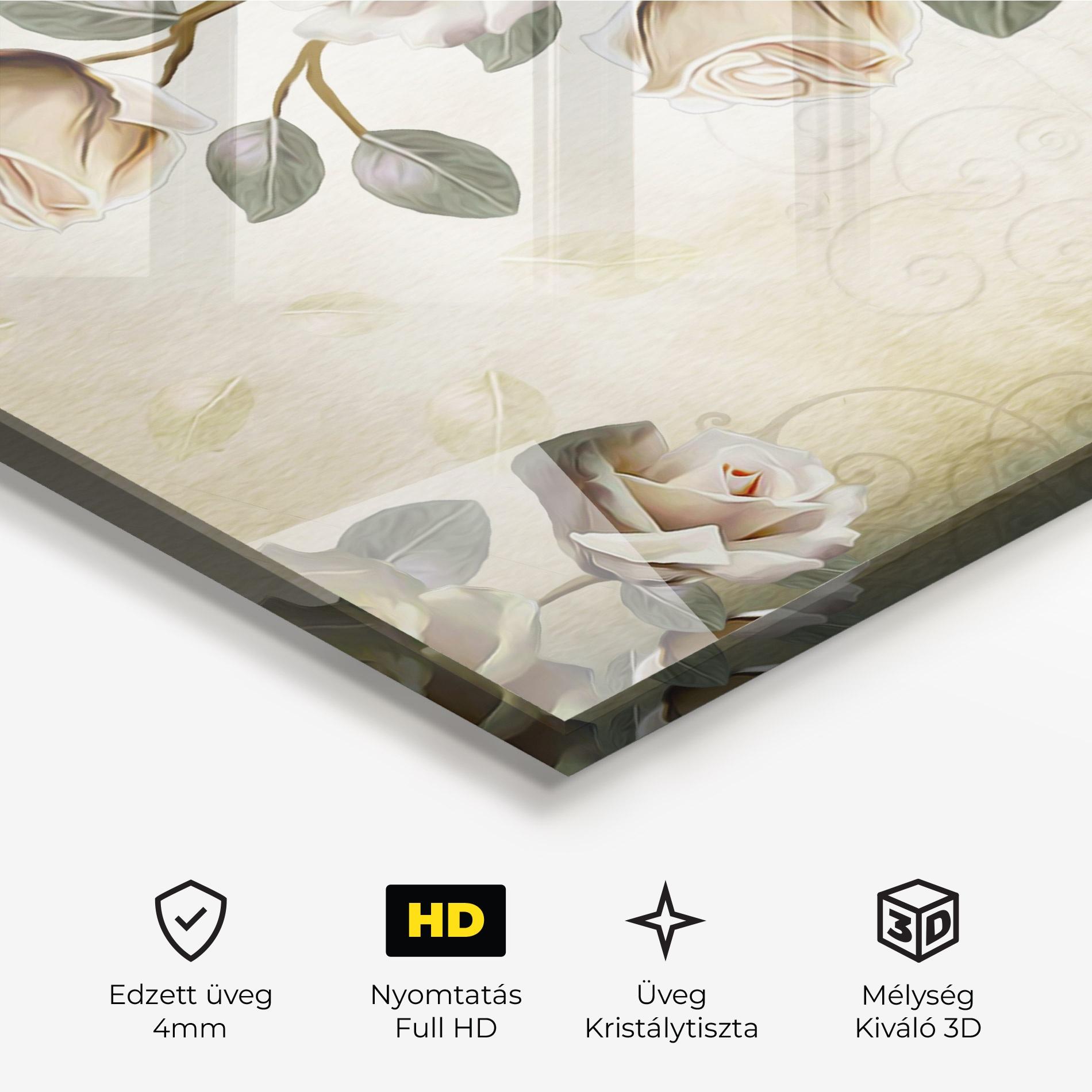 Üvegkép Fir De Trandafir mockup 3