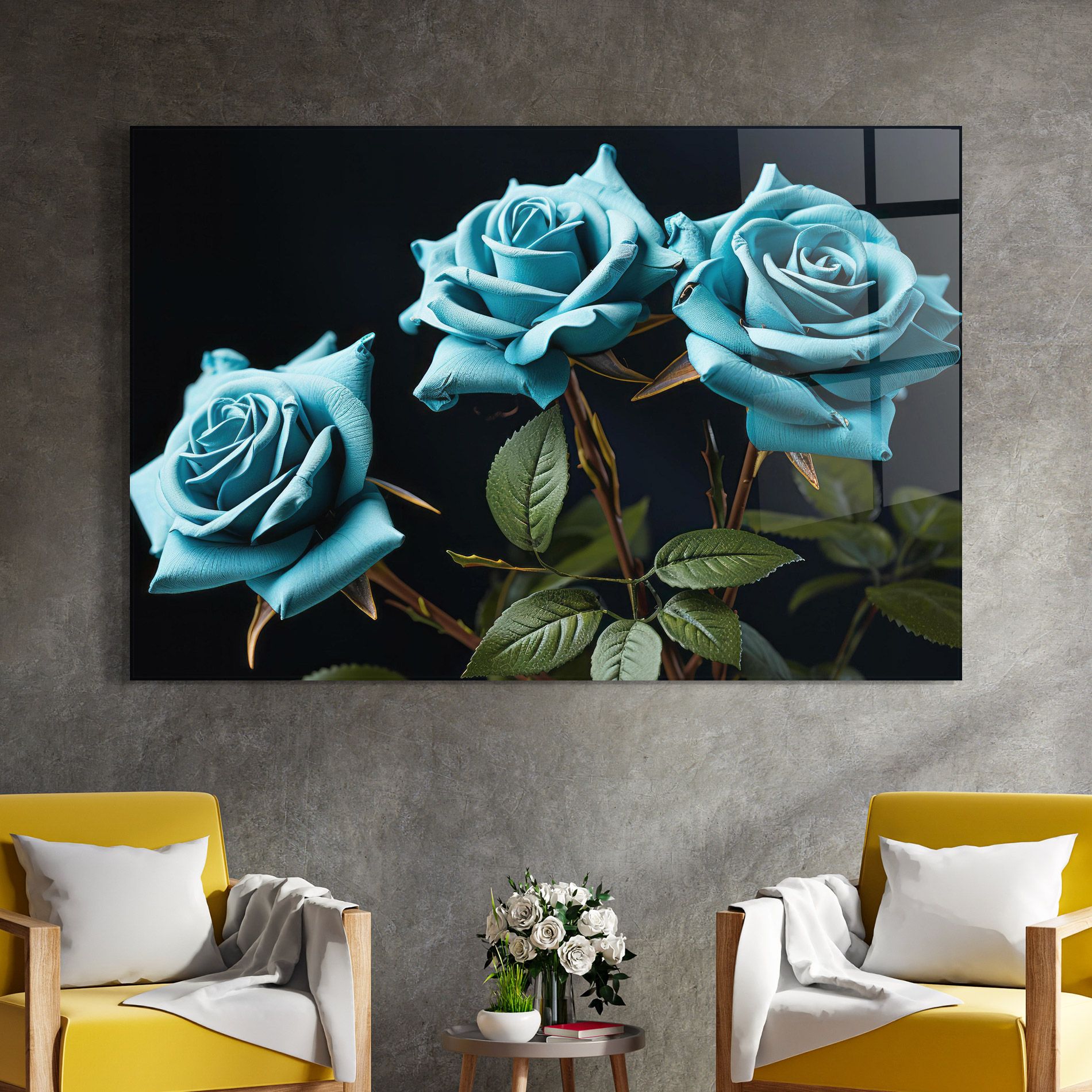 Blue Roses mockup 4