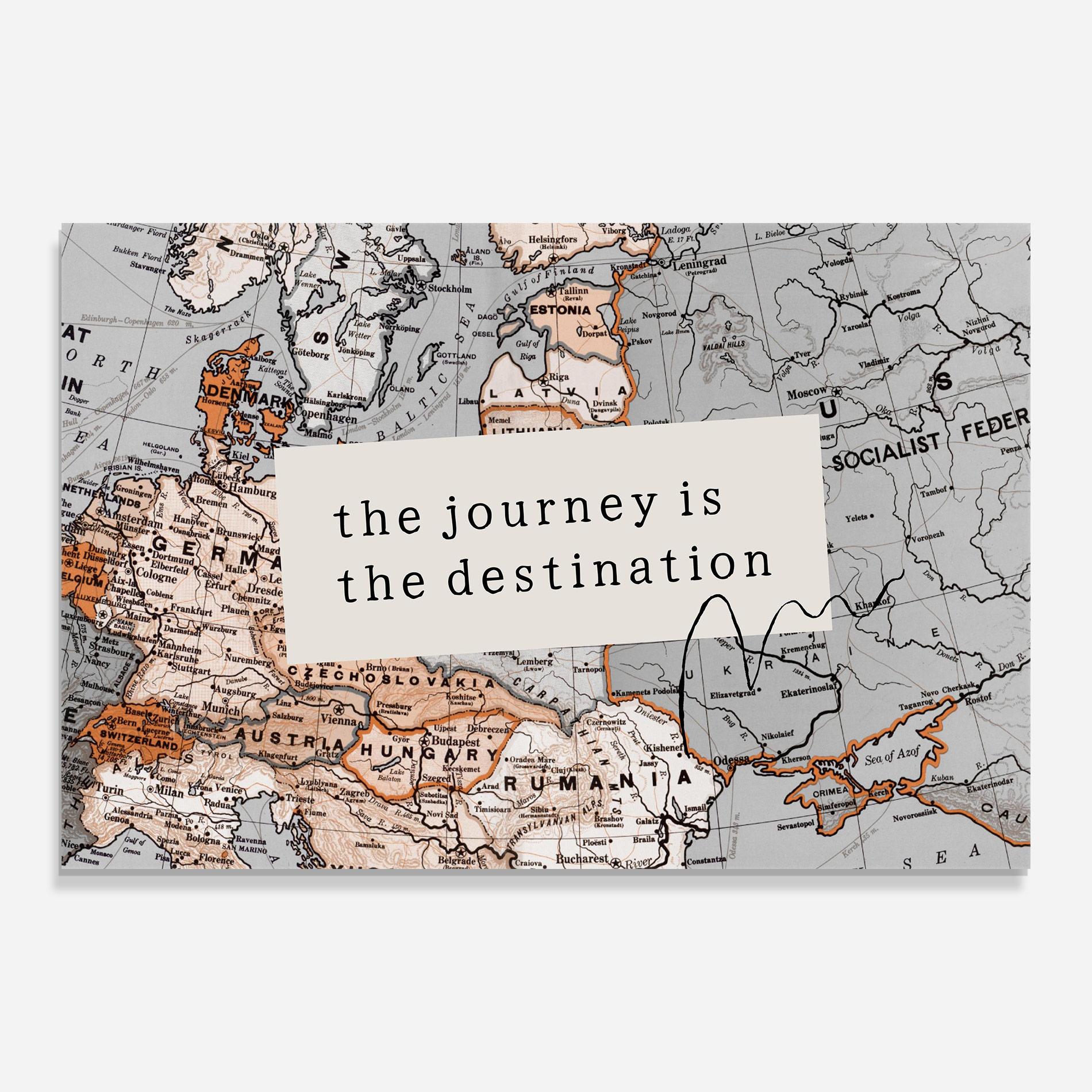 Üvegkép Destination Journey mockup 0