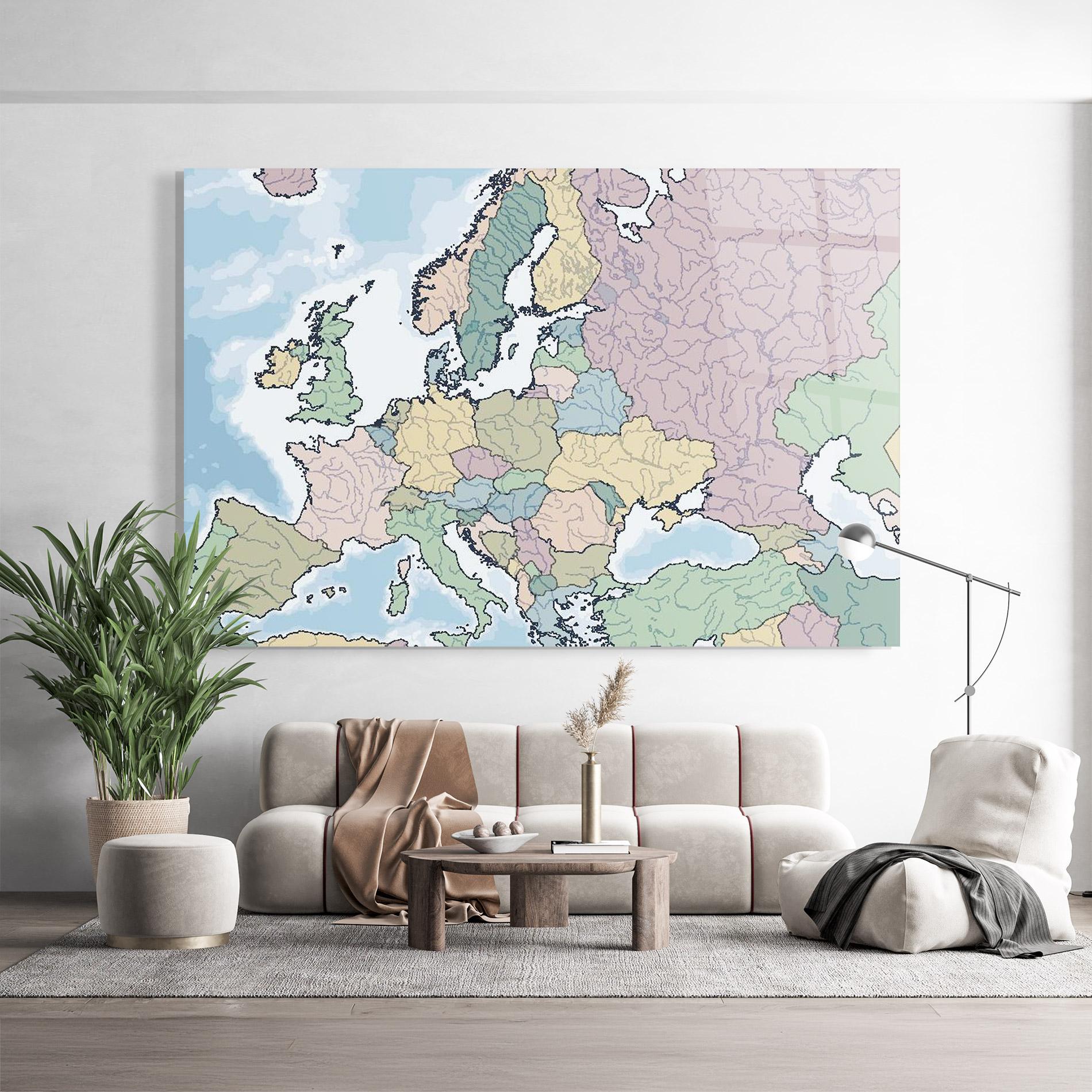 Üvegkép Europe mockup 9