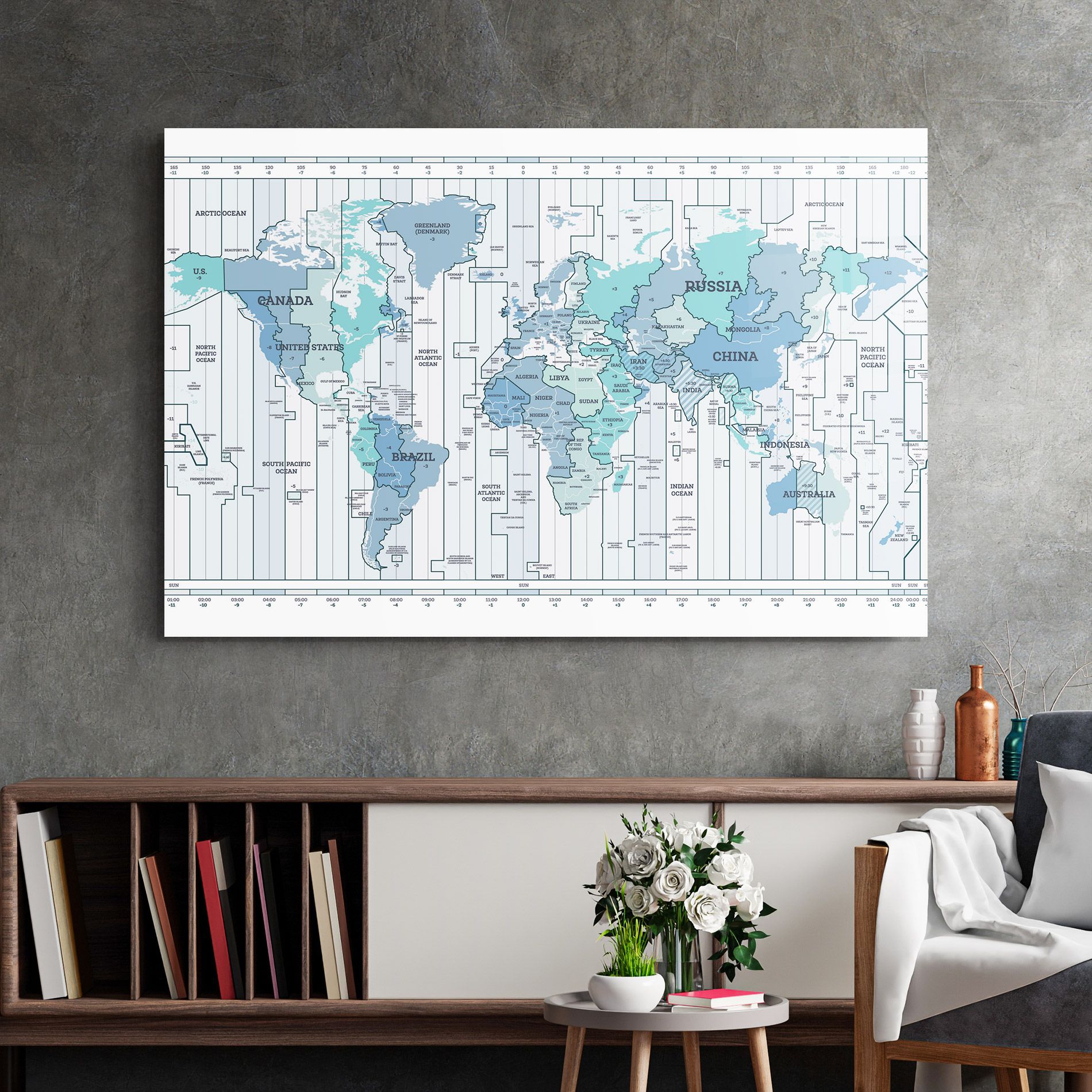 Blue Green Map mockup 2