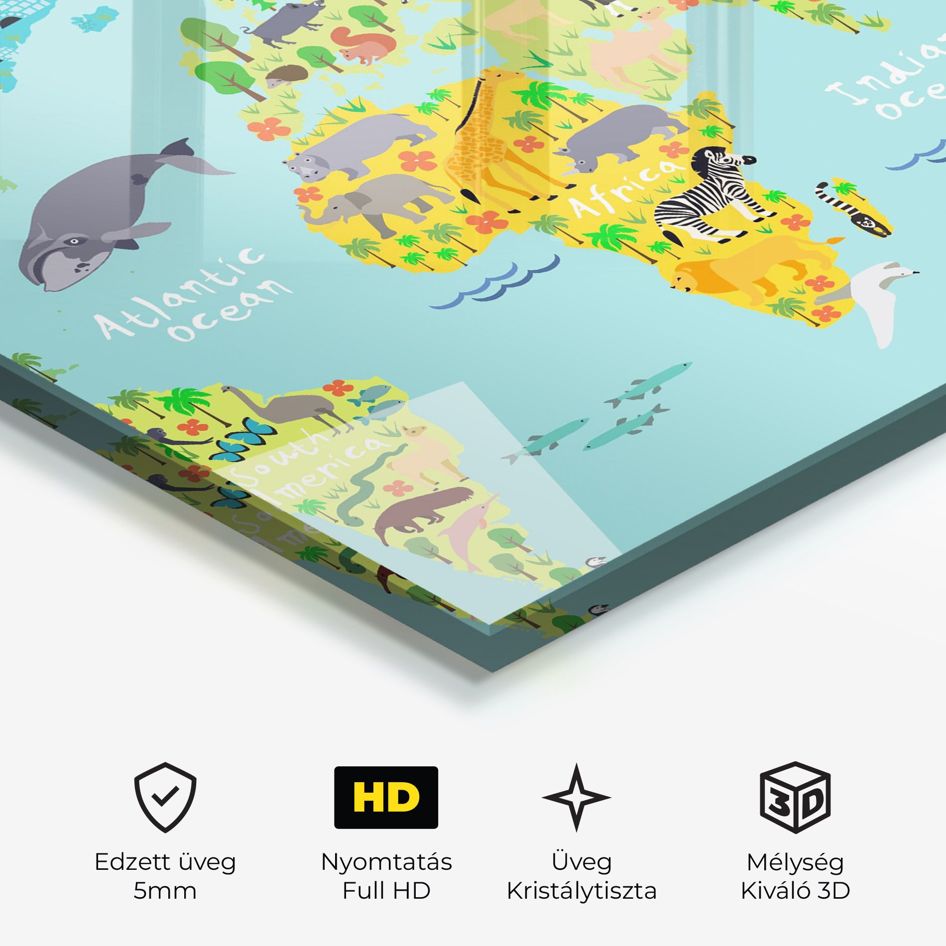 Animal World Map mockup 3