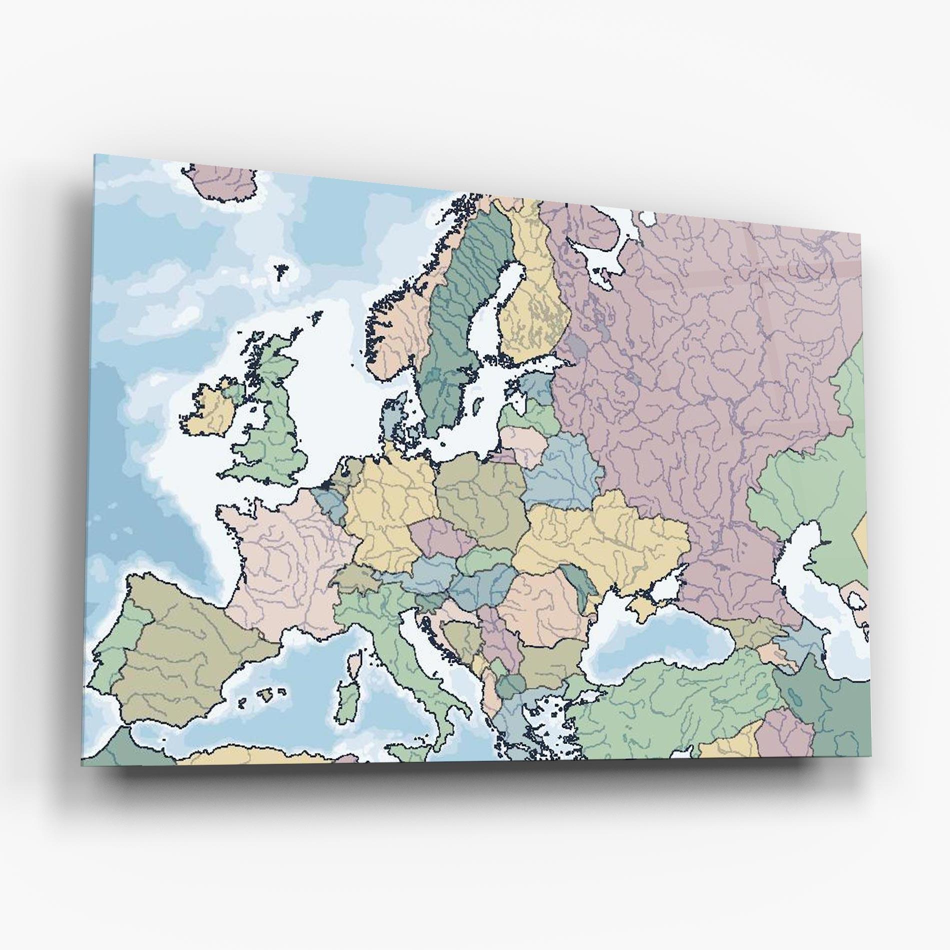 Üvegkép Europe mockup 6