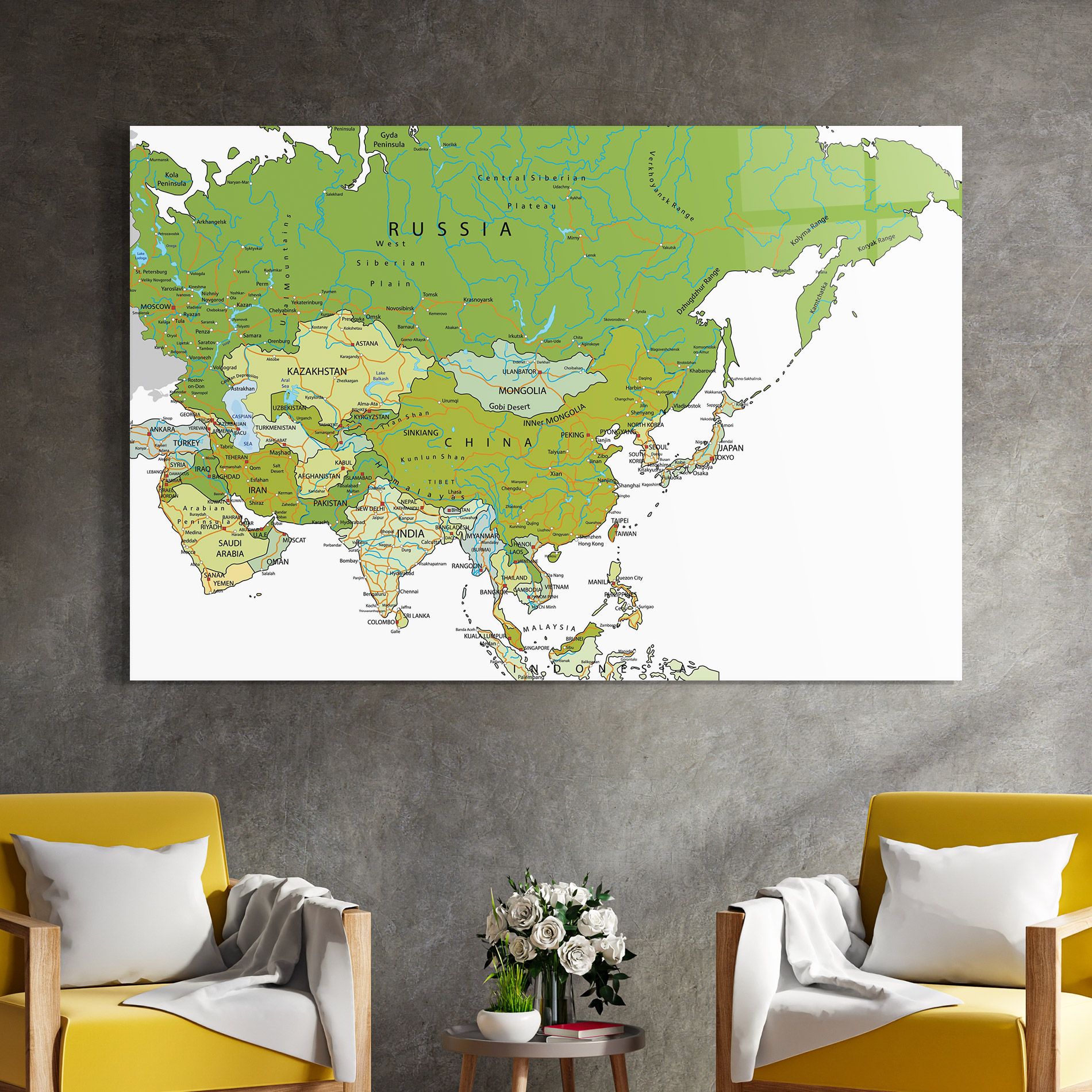 Asia Green Map mockup 4