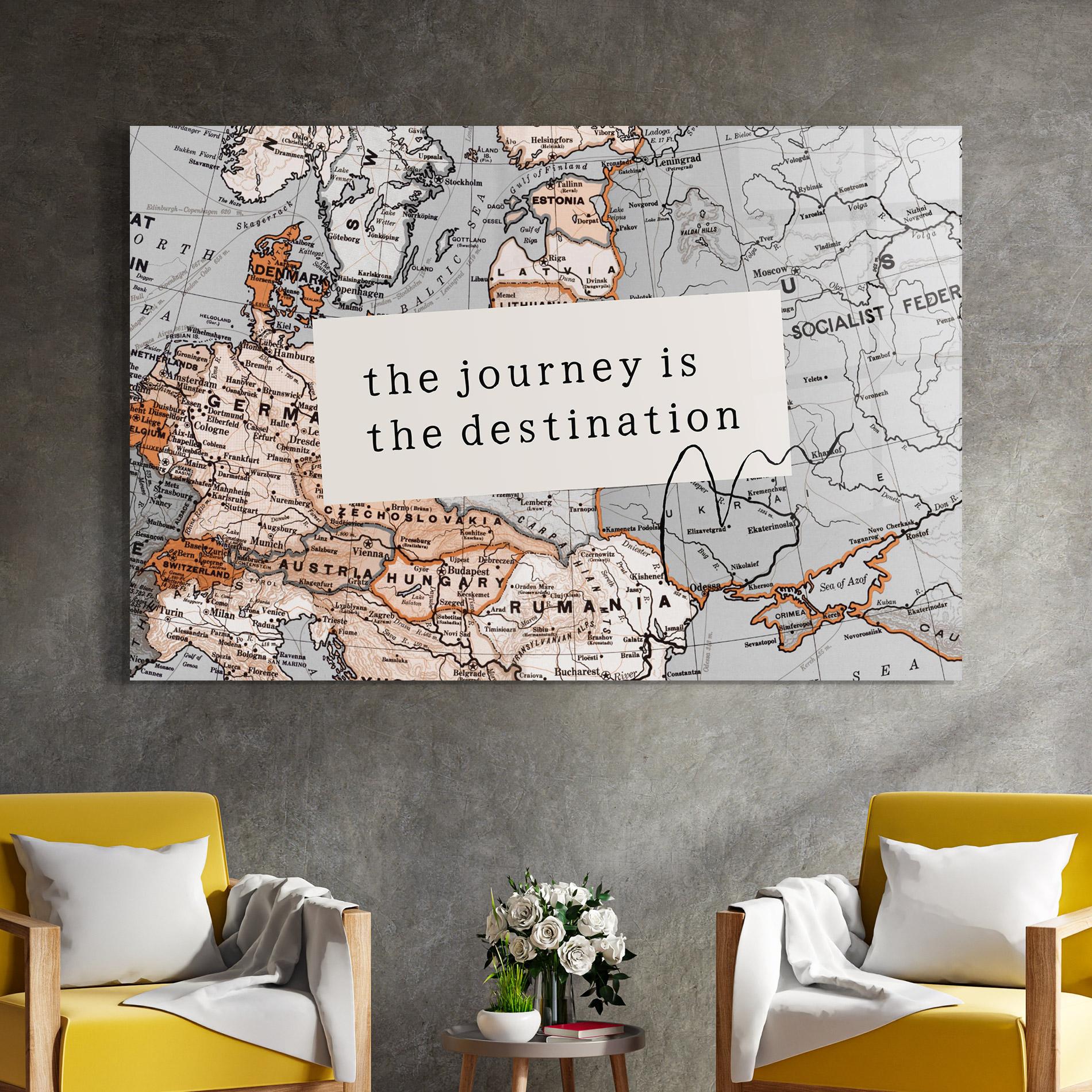 Üvegkép Destination Journey mockup 4