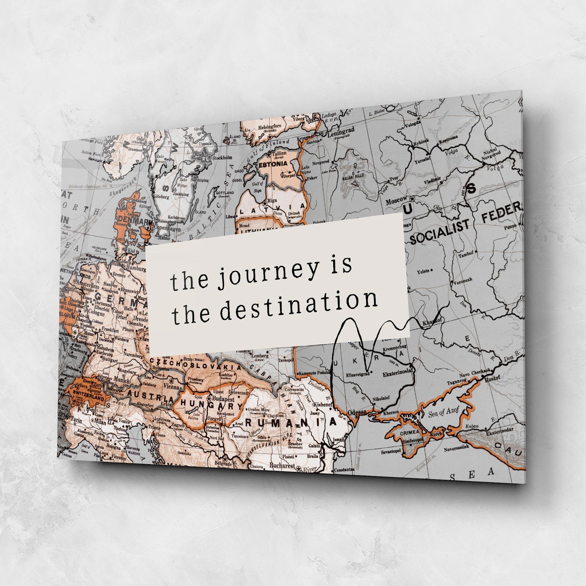 Üvegkép Destination Journey mockup 1