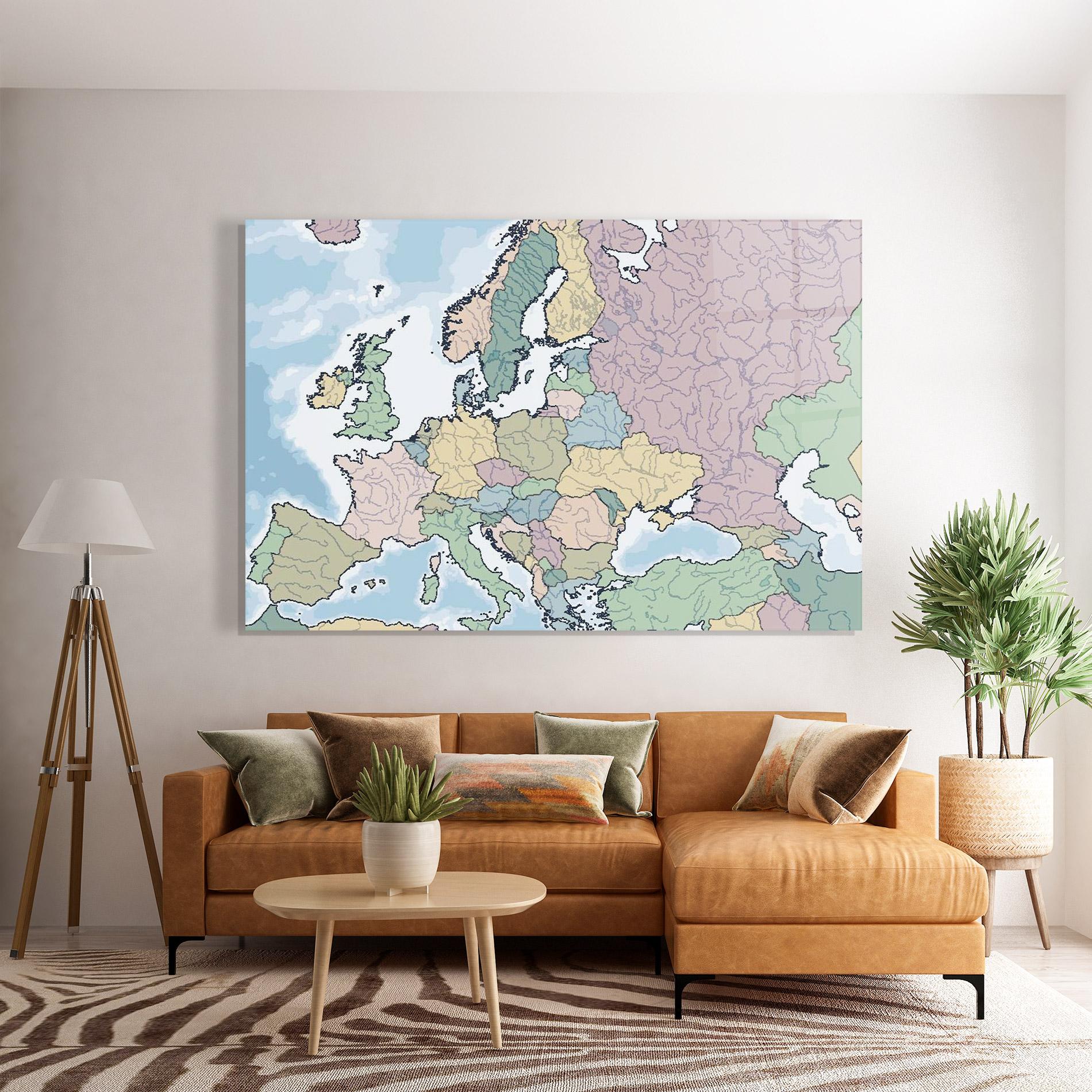 Üvegkép Europe mockup 7