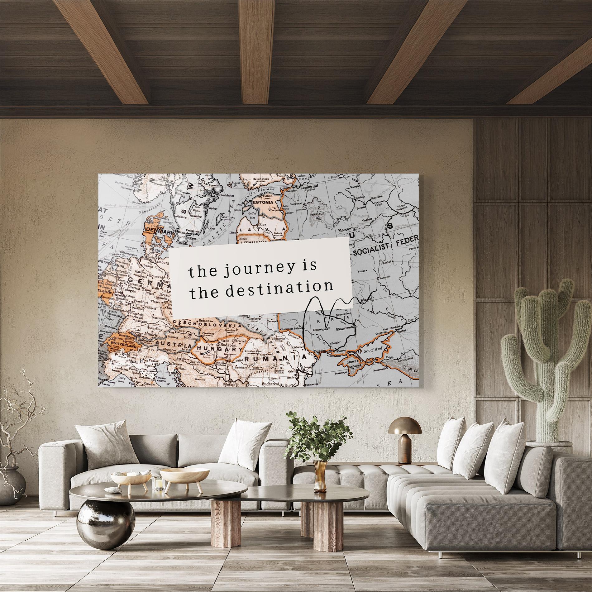 Üvegkép Destination Journey mockup 8