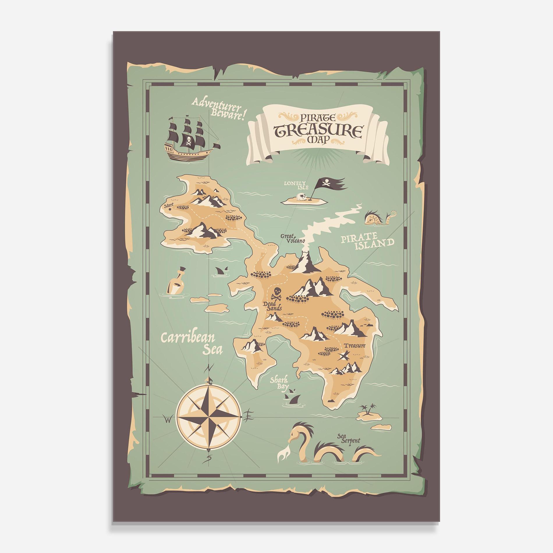 Üvegkép Adventurer Beware mockup 0