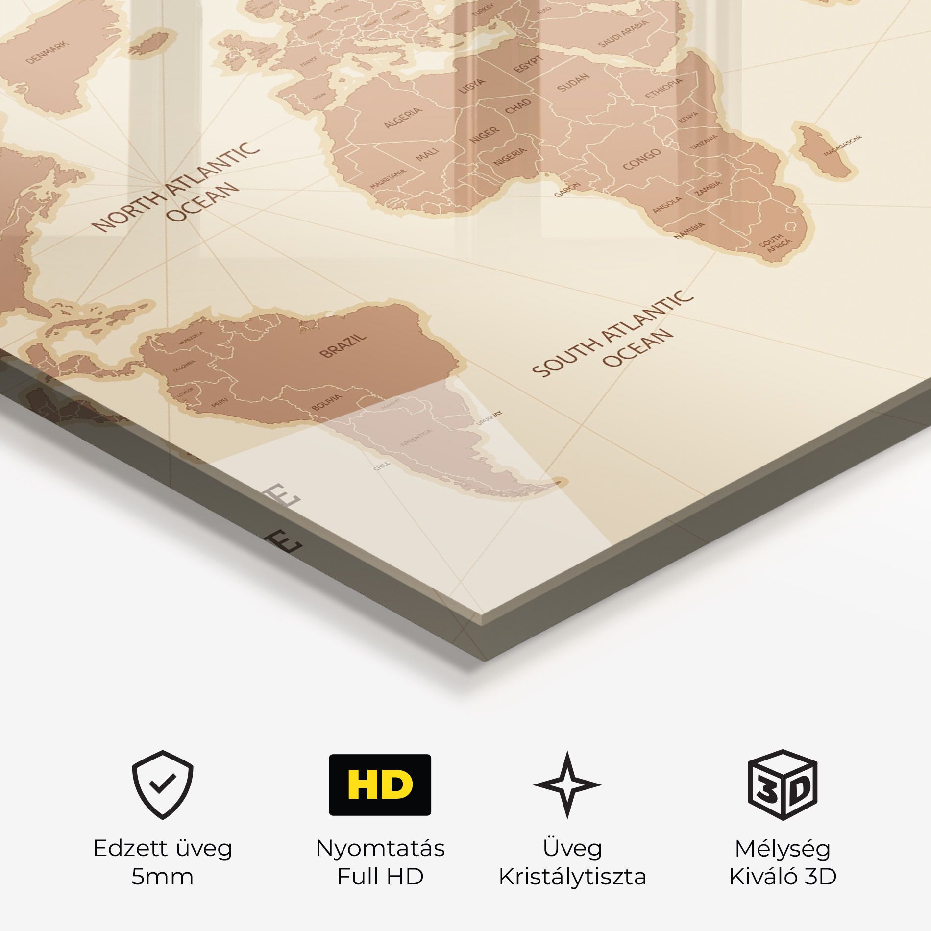 Cream Map Vintage mockup 3