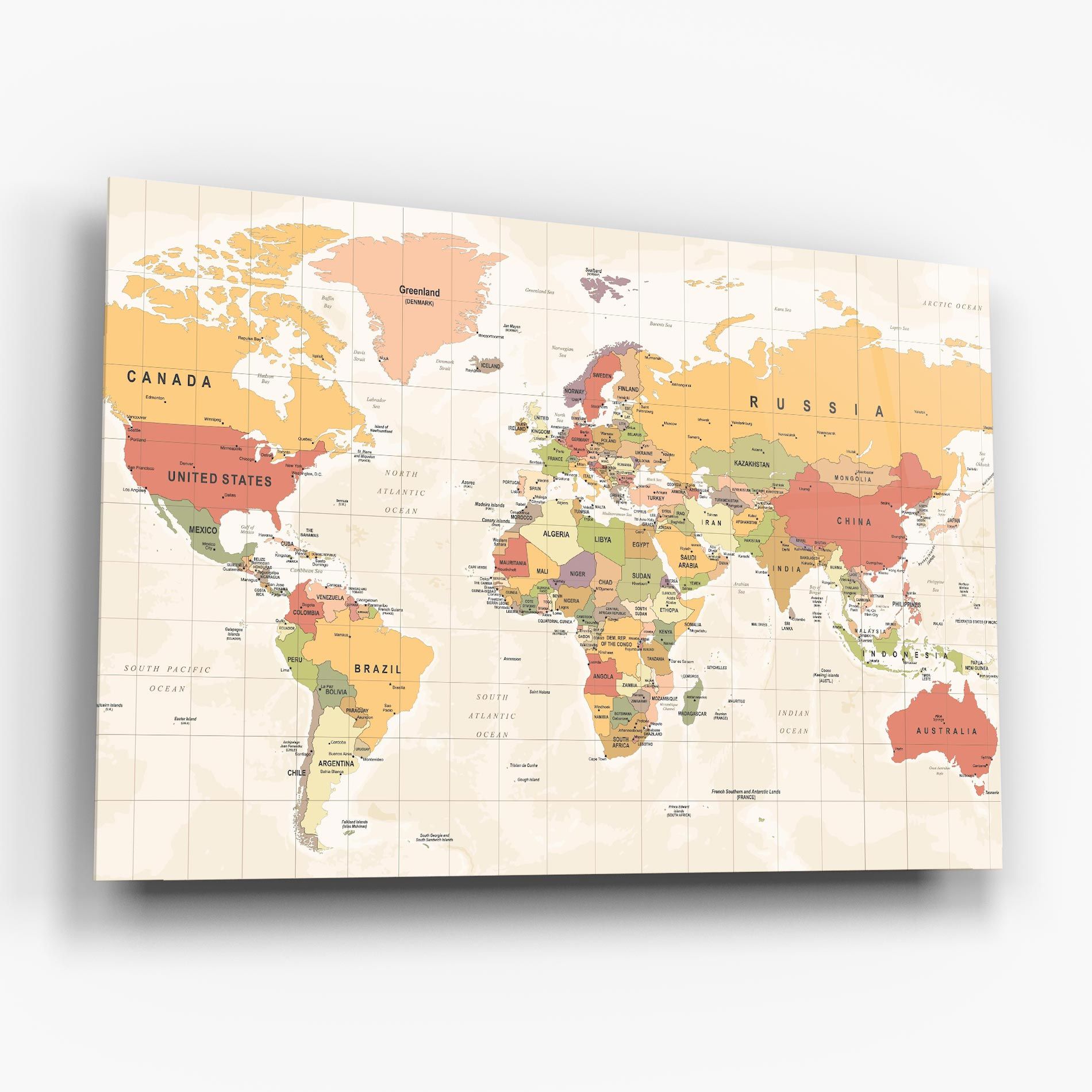 Orange Cream Map mockup 6