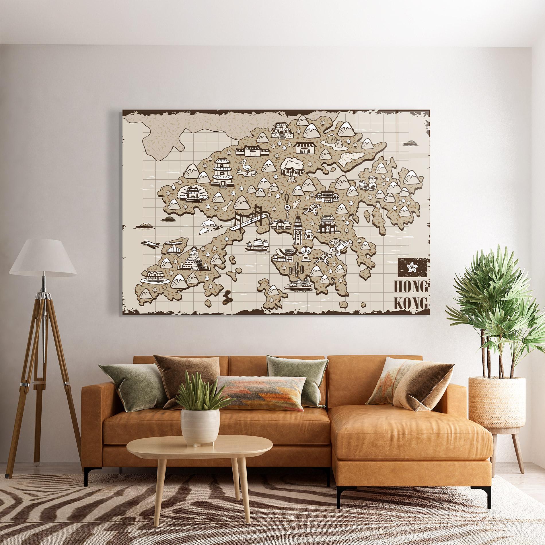 Üvegkép Hong Kong mockup 7