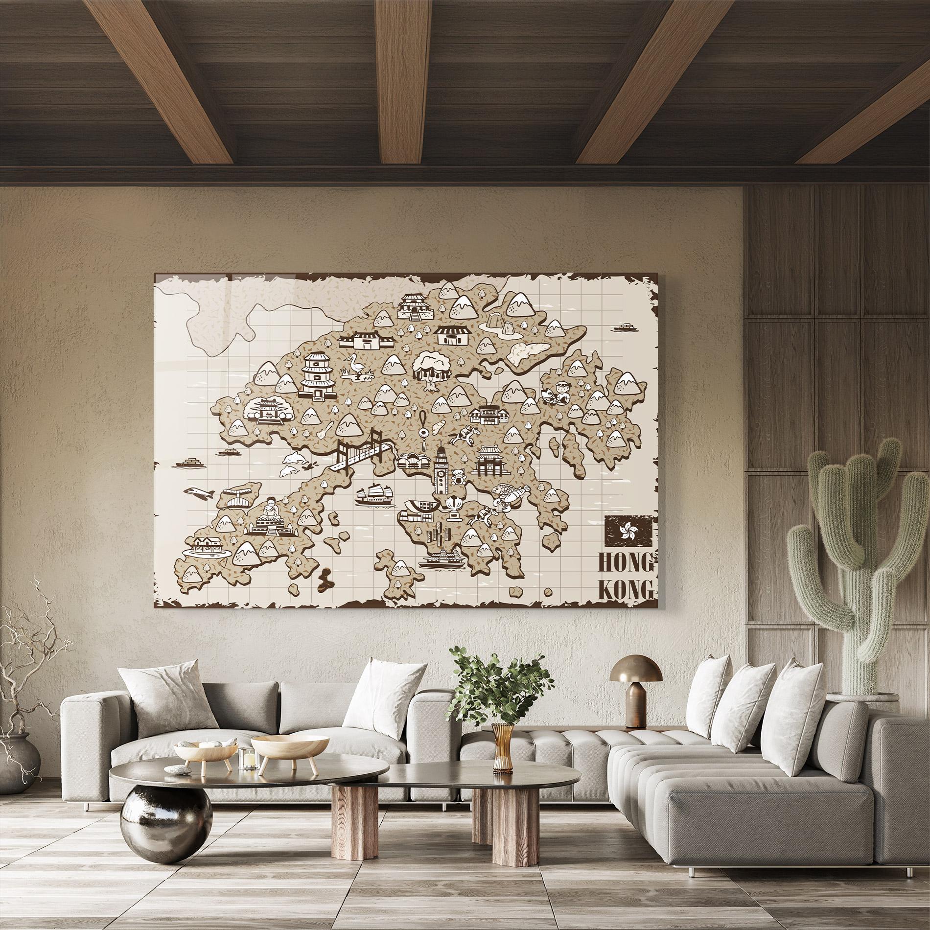 Üvegkép Hong Kong mockup 8