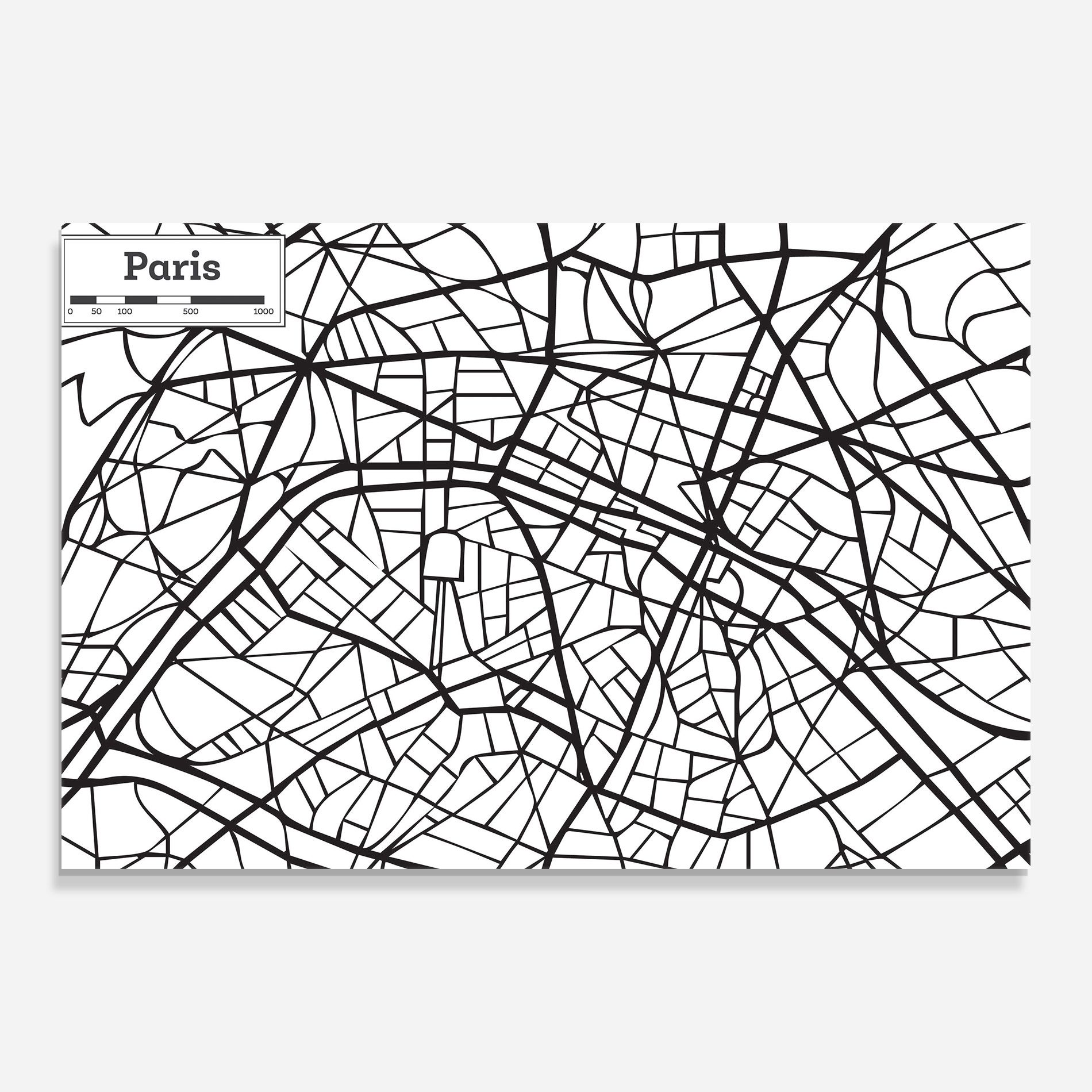Paris Map mockup 0