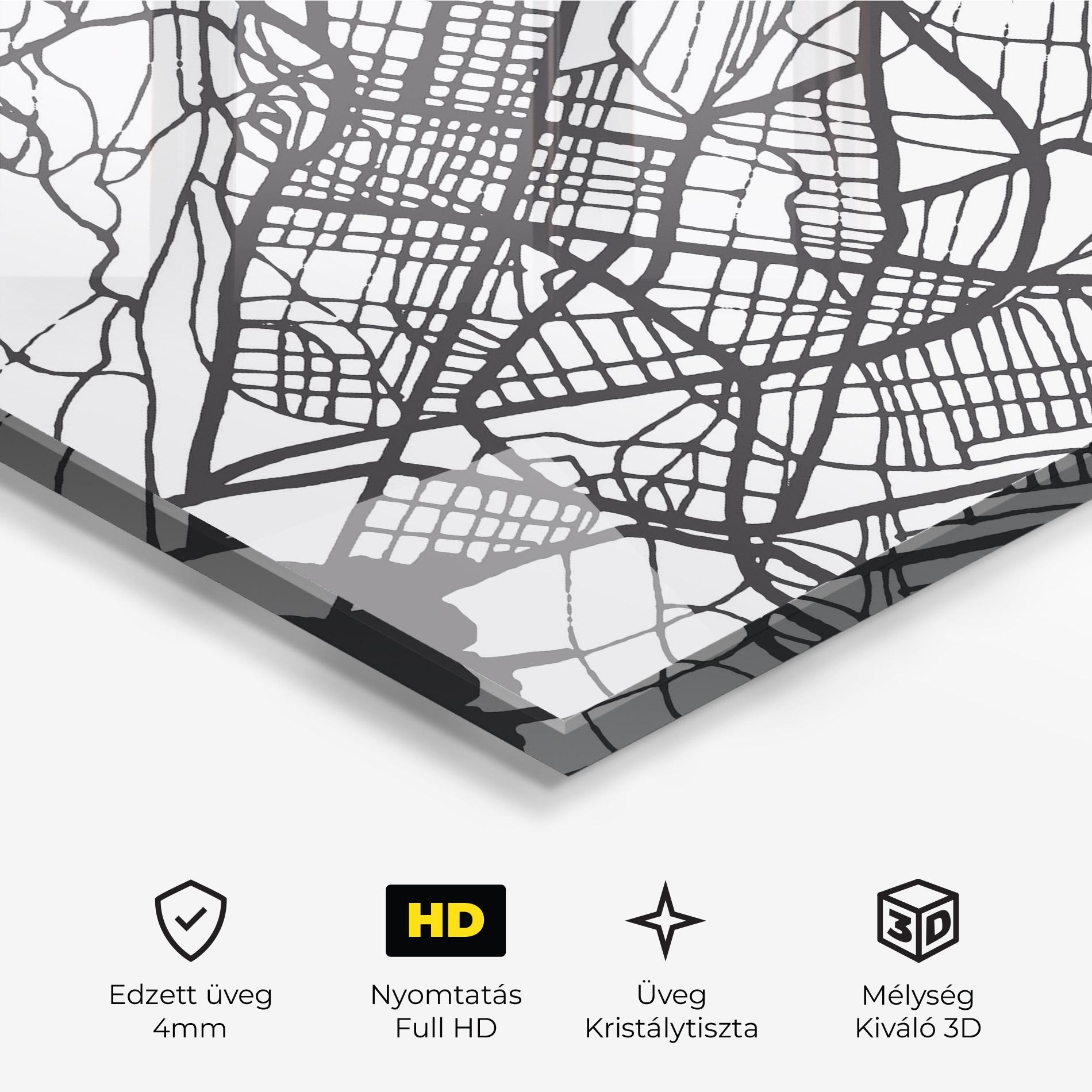 Üvegkép Biel Map mockup 3