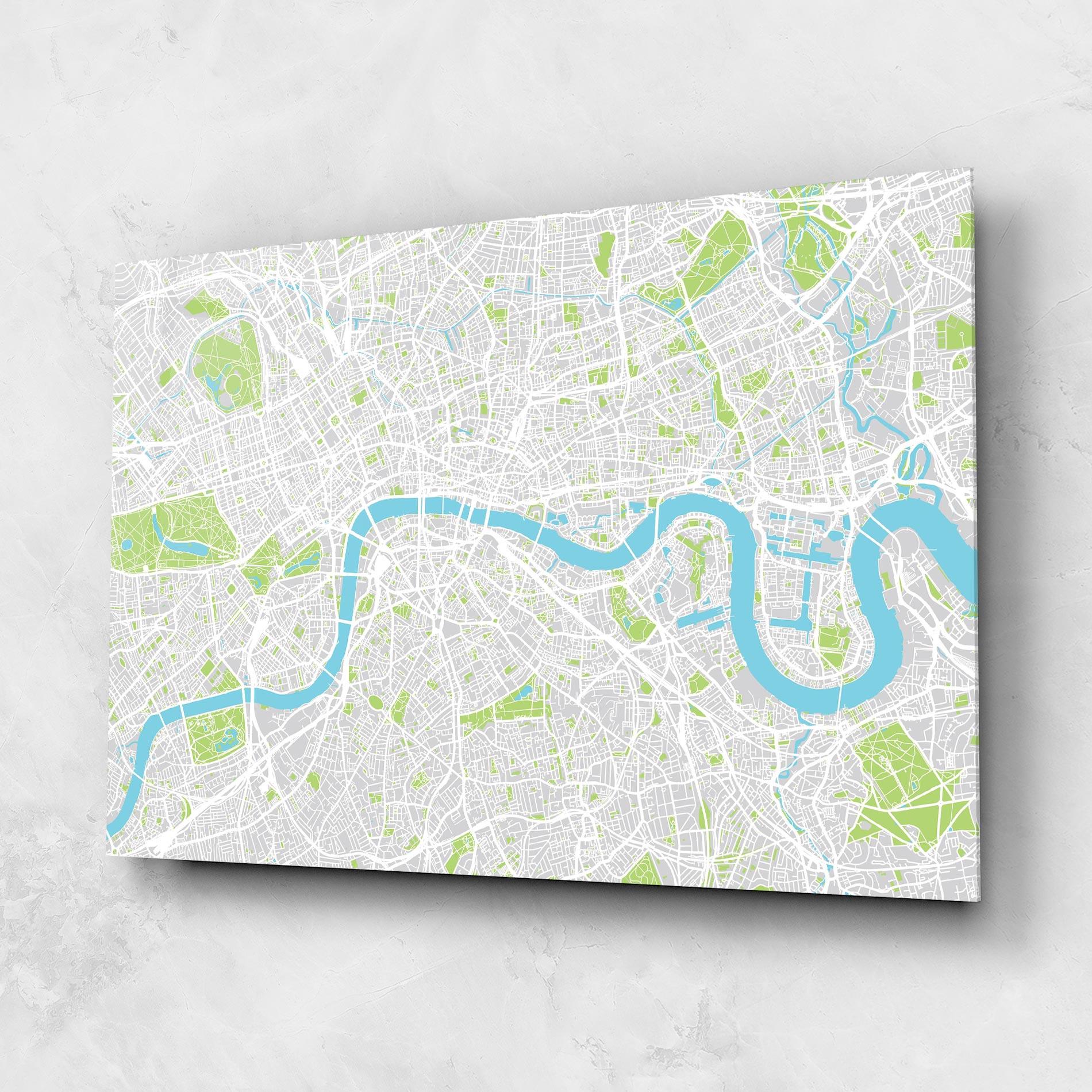 Üvegkép City Color Map mockup 1