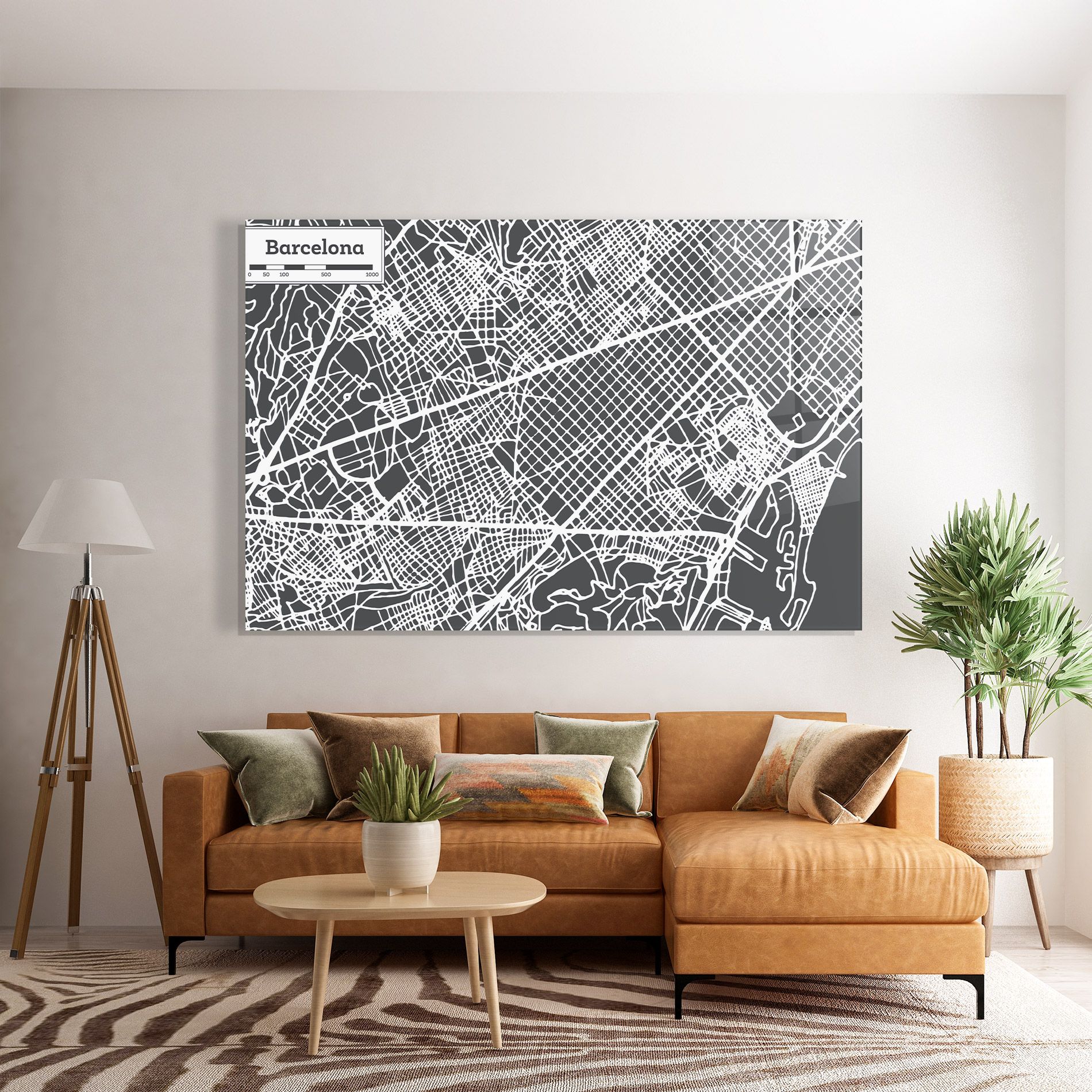 Barcelona Map mockup 7