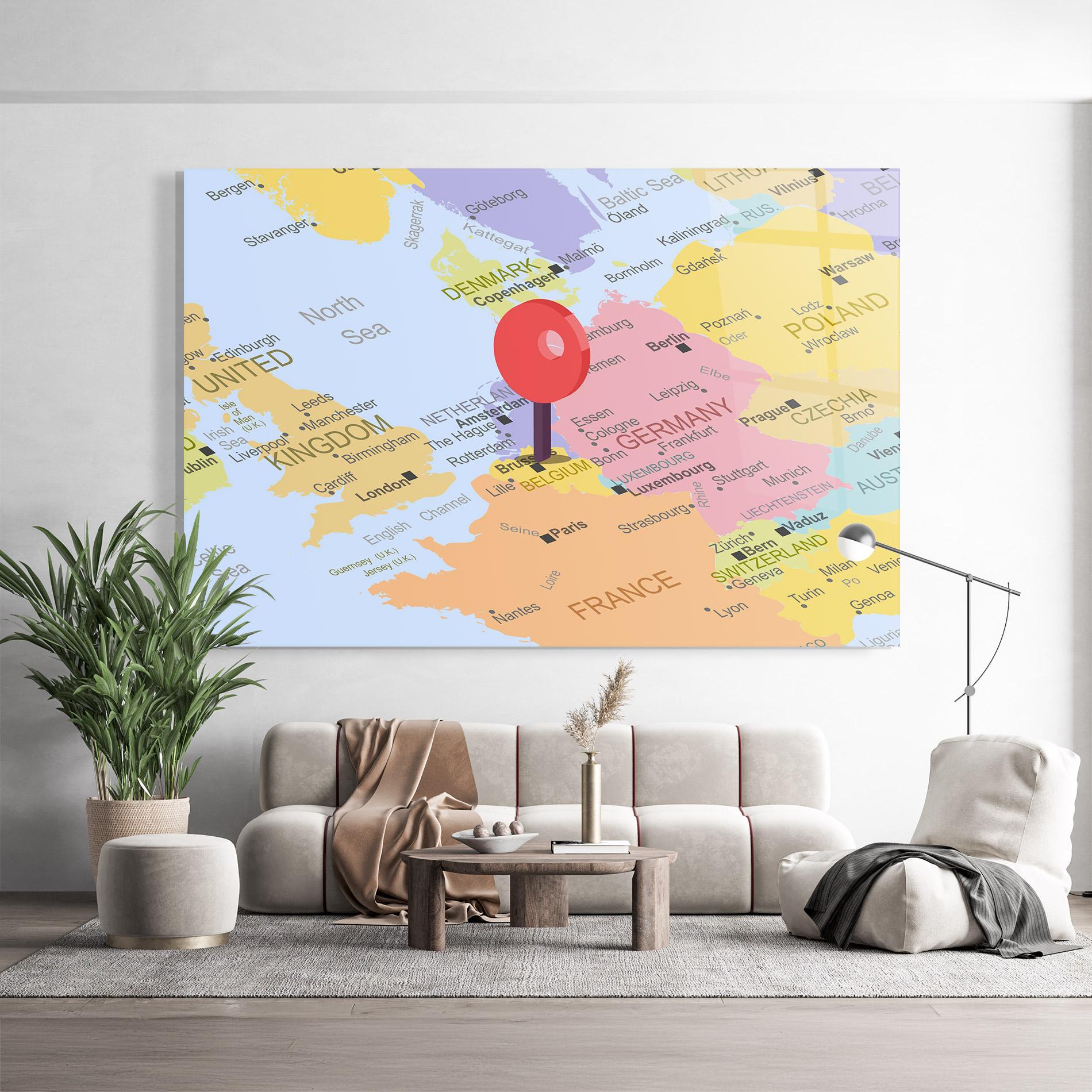 Üvegkép Belgium Close Up mockup 9