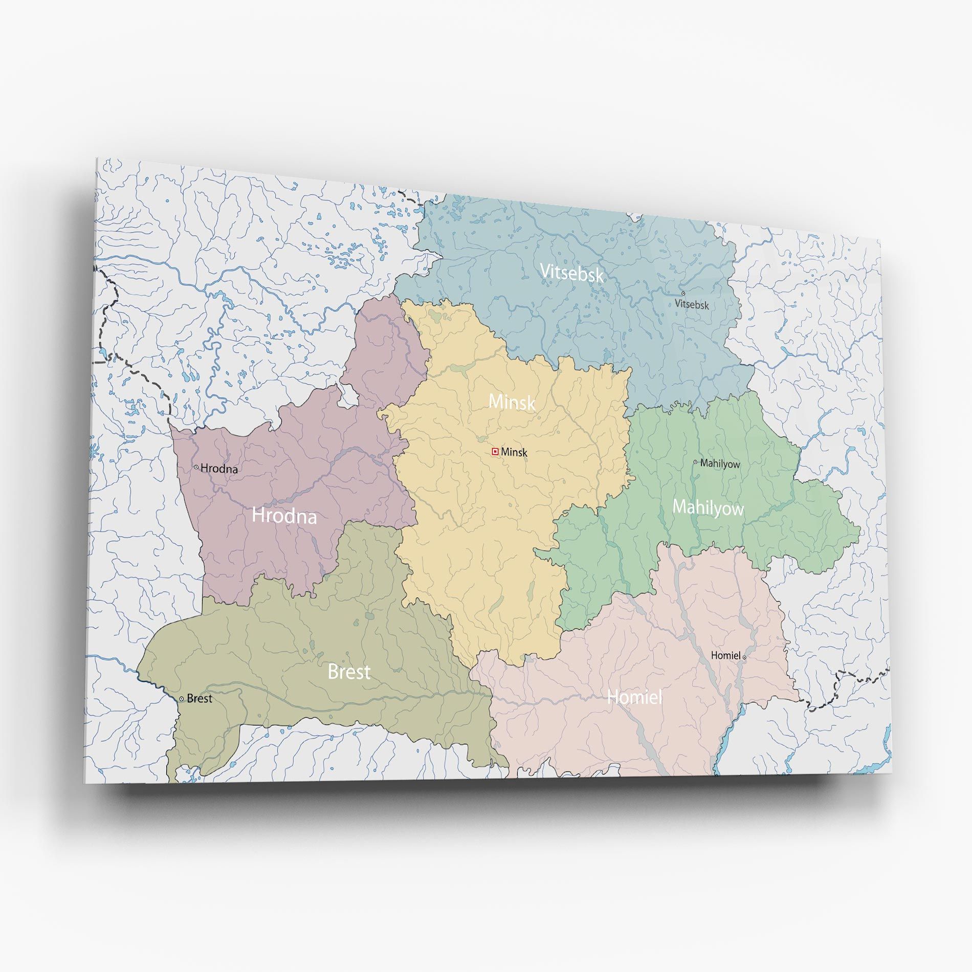Belarus Map mockup 6