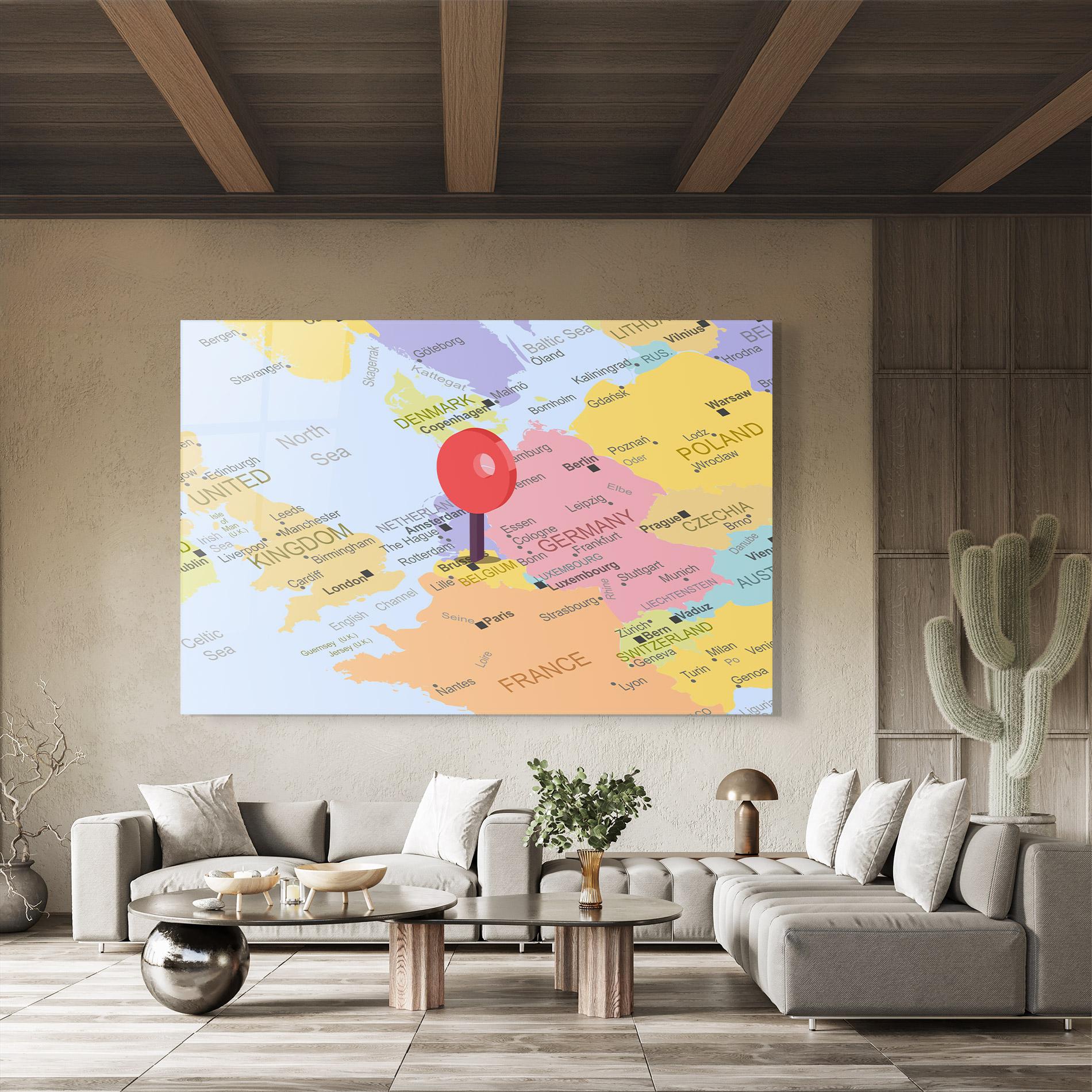 Üvegkép Belgium Close Up mockup 8