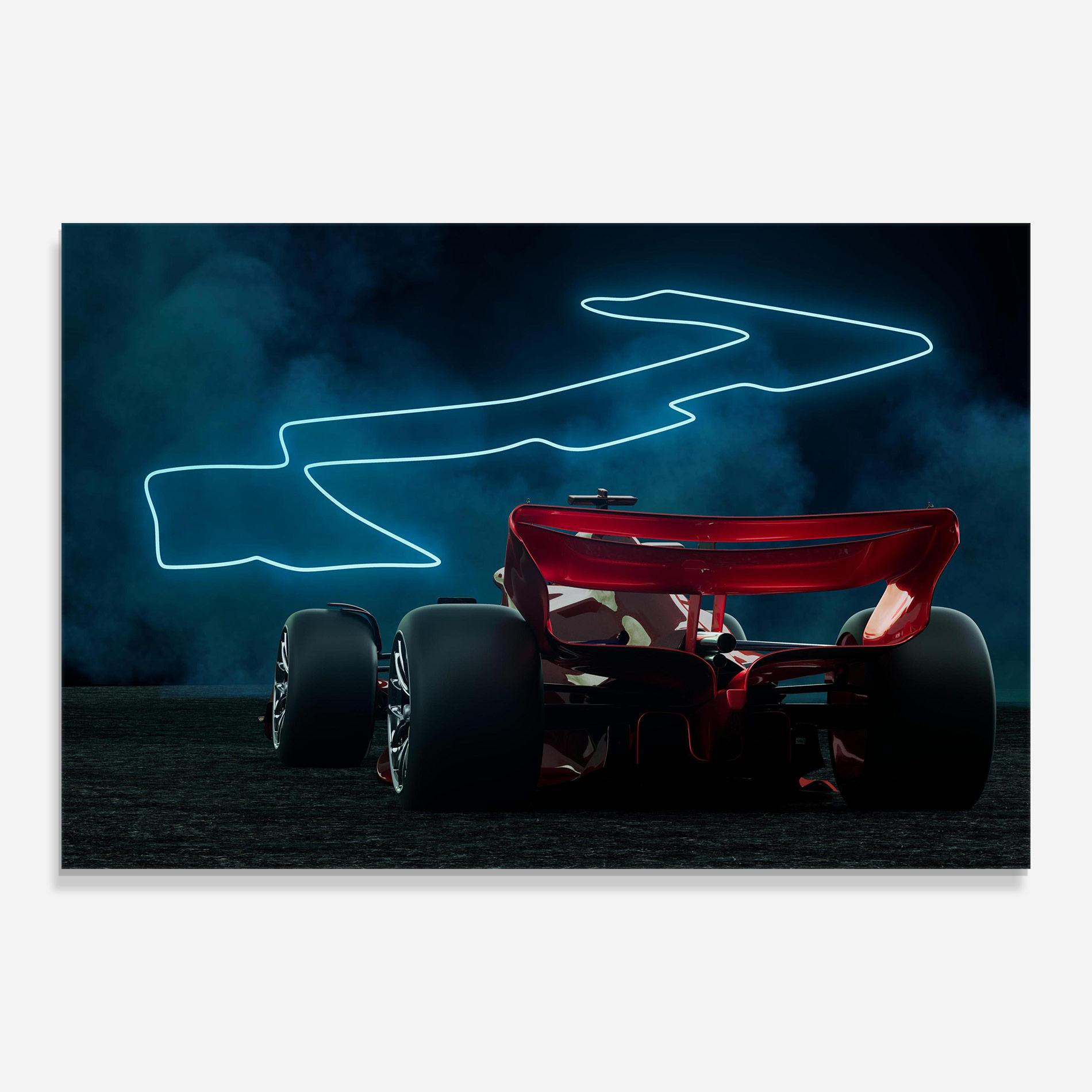 Üvegkép Race Car F1 mockup 0