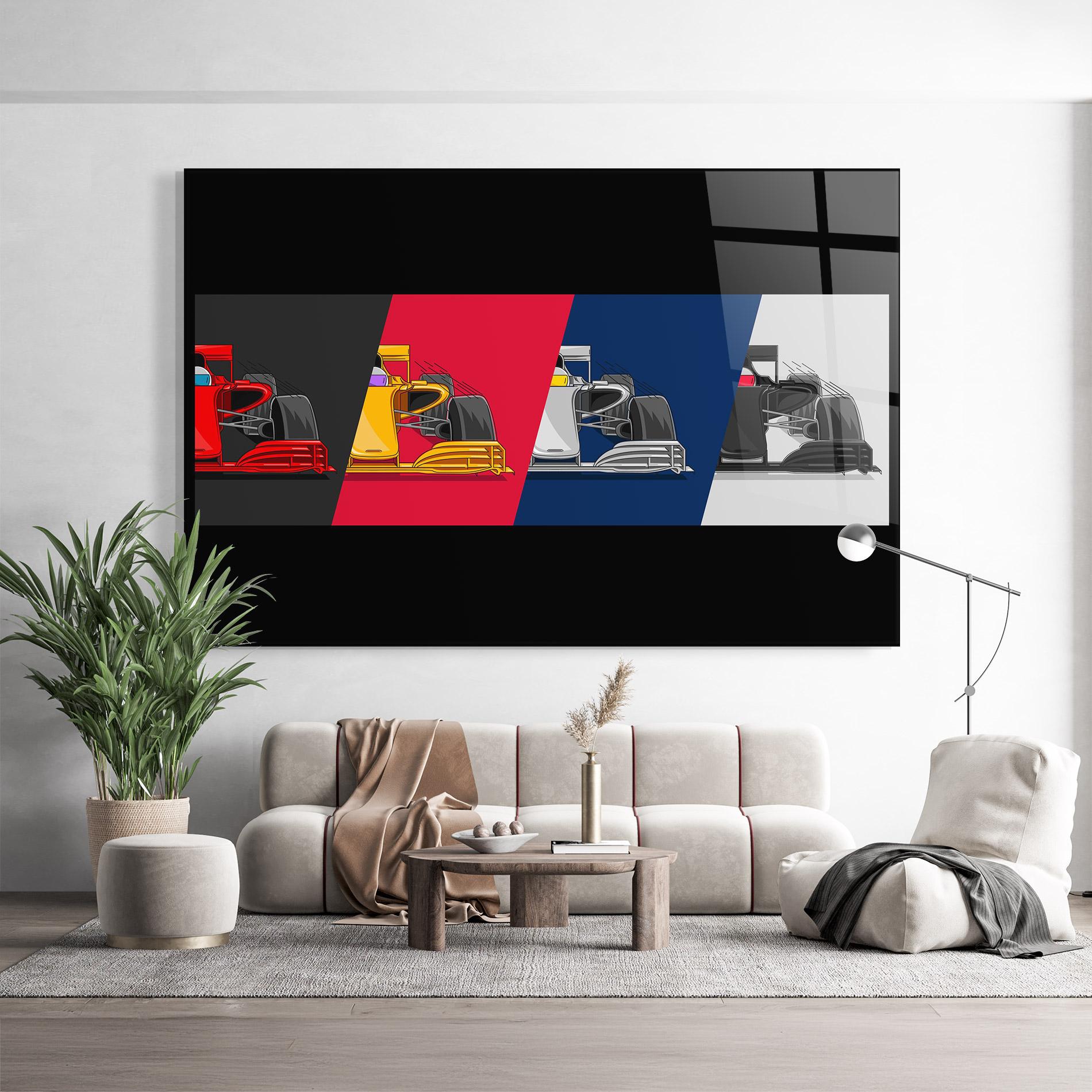 Üvegkép F1 Cars mockup 9