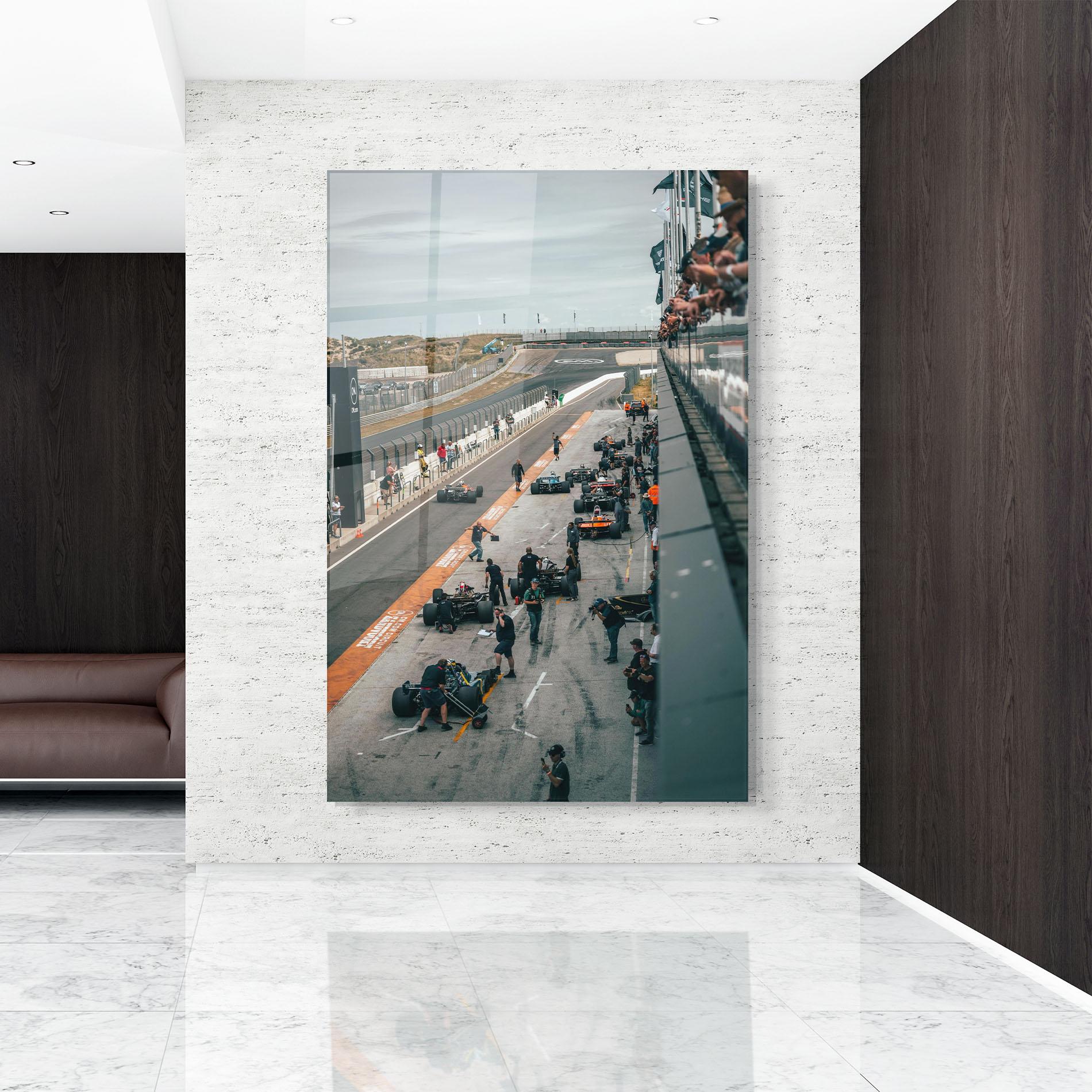 Üvegkép Fromula 1 Cars mockup 9