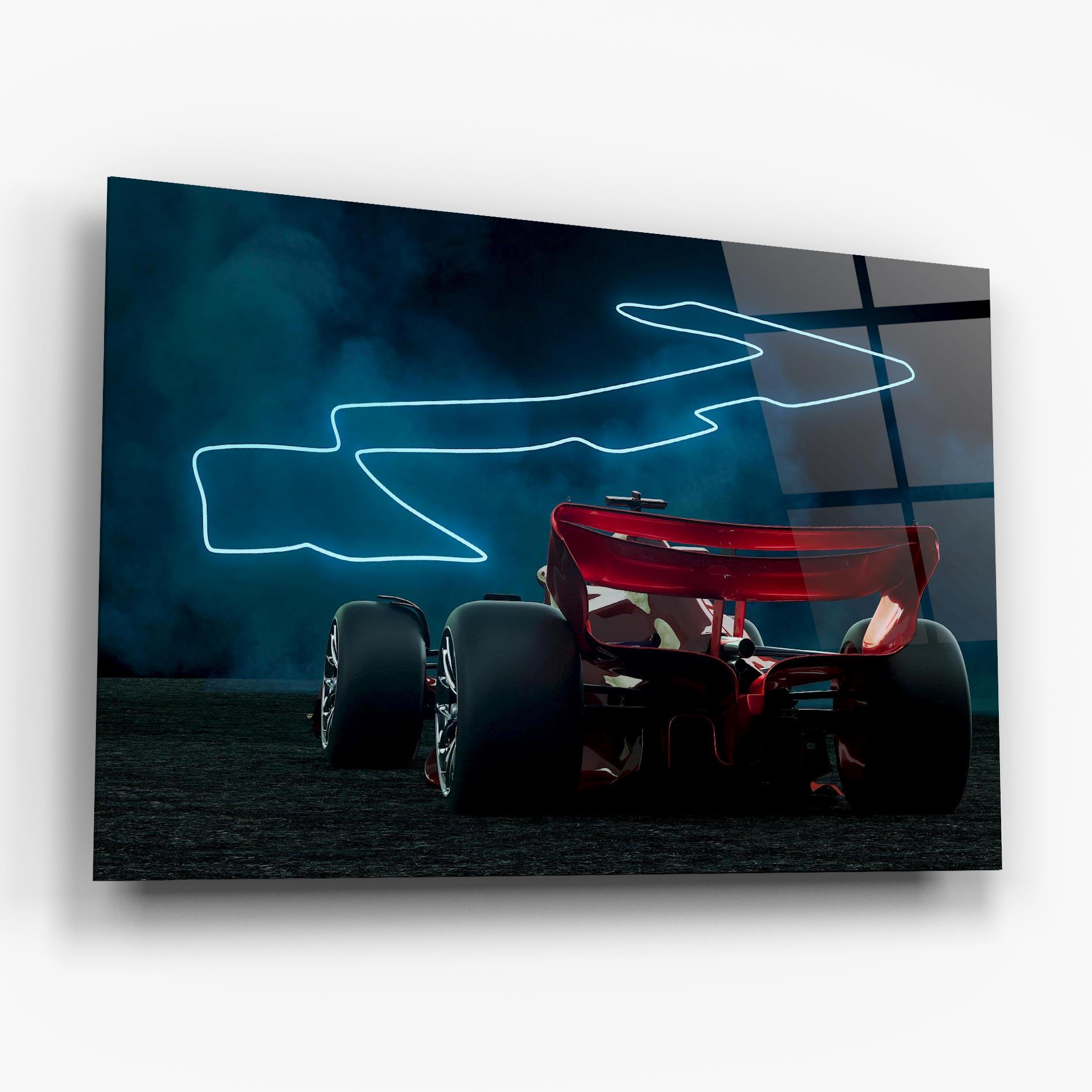 Üvegkép Race Car F1 mockup 6