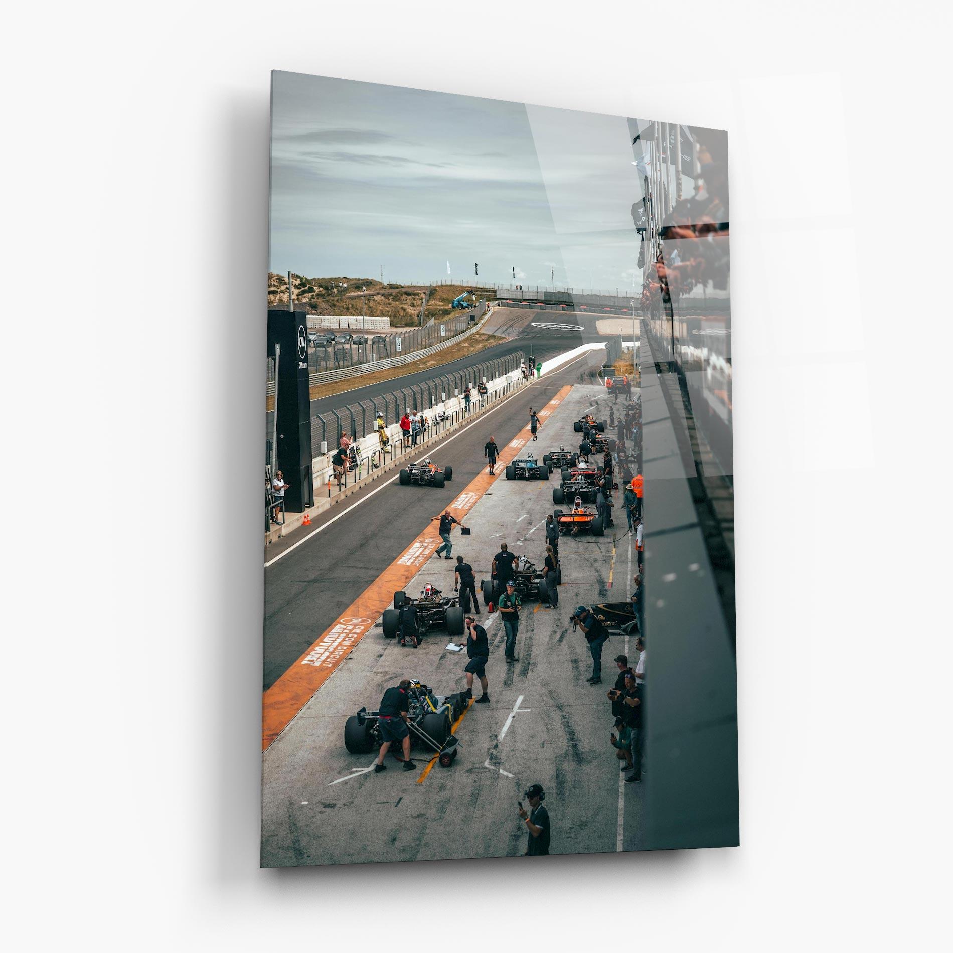 Üvegkép Fromula 1 Cars mockup 6