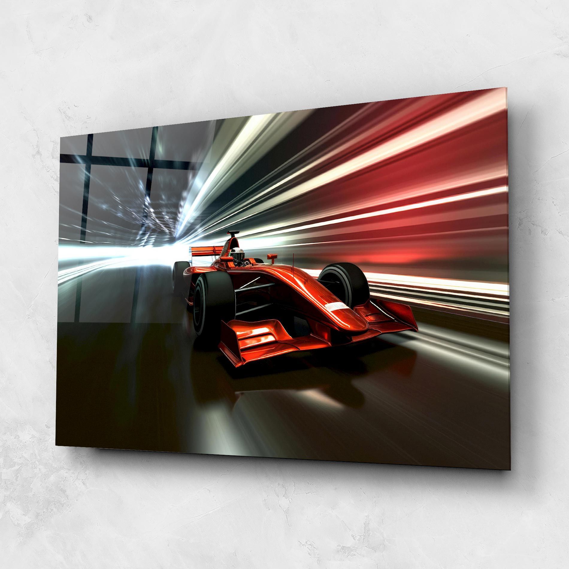 Red F1 Fast Car mockup 1