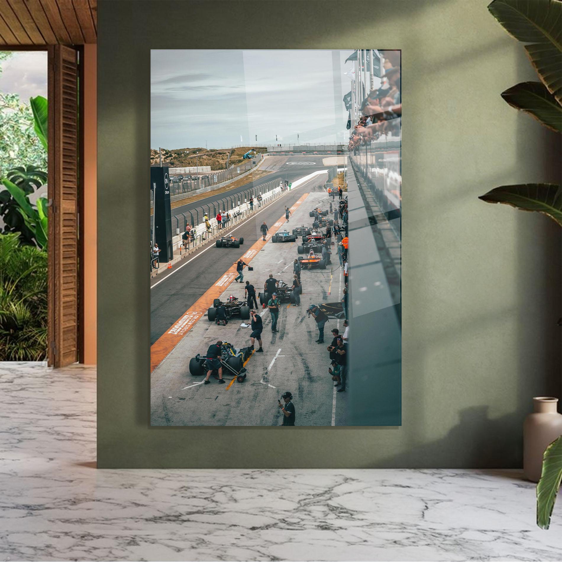 Üvegkép Fromula 1 Cars mockup 7