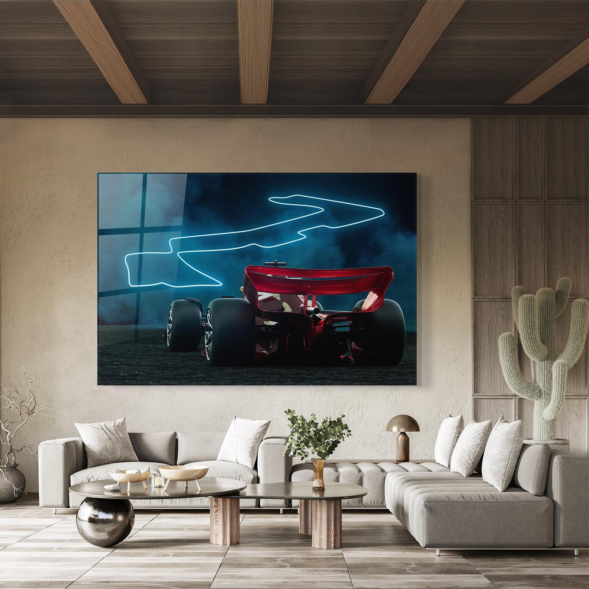 Üvegkép Race Car F1 mockup 8