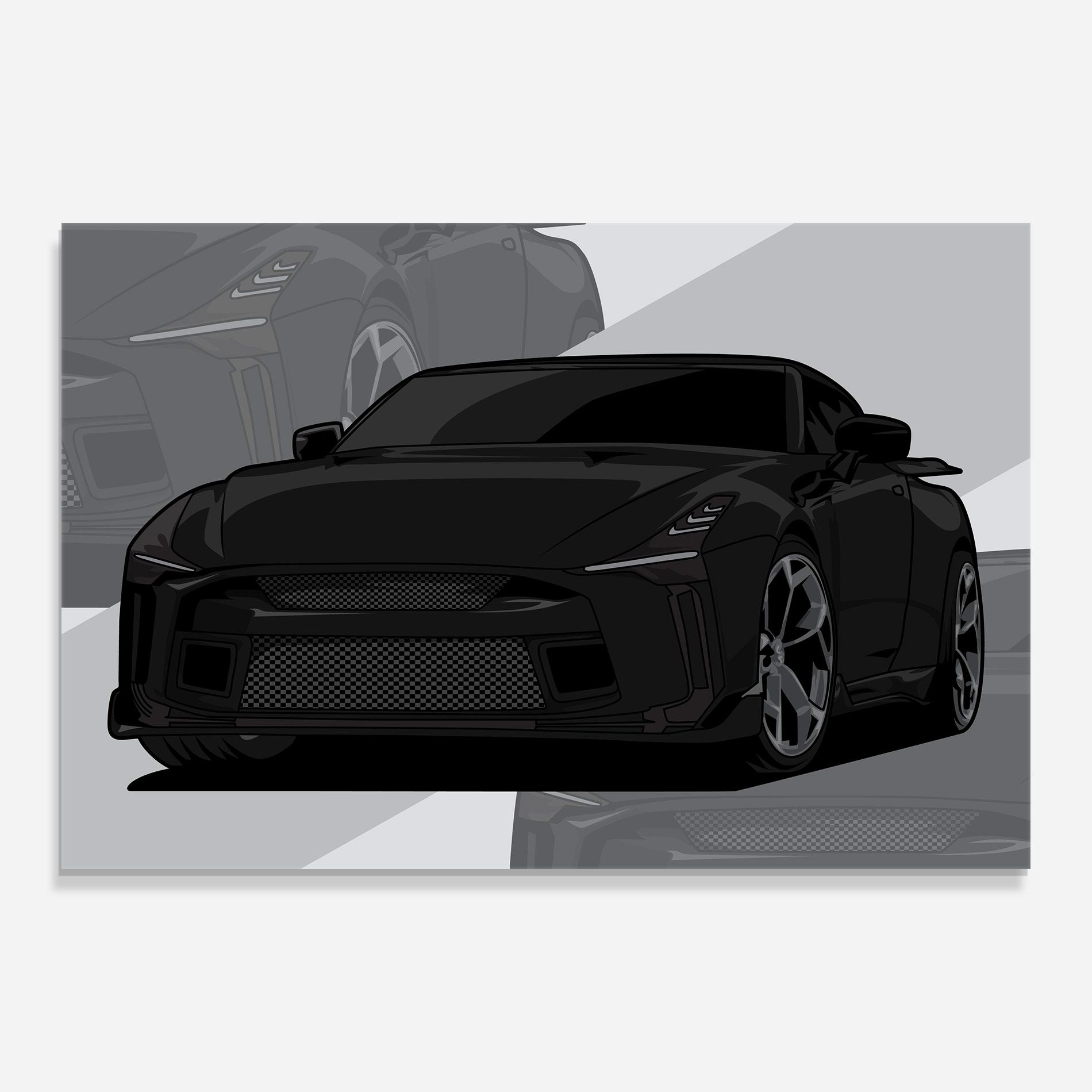 Black Strong Car mockup 0