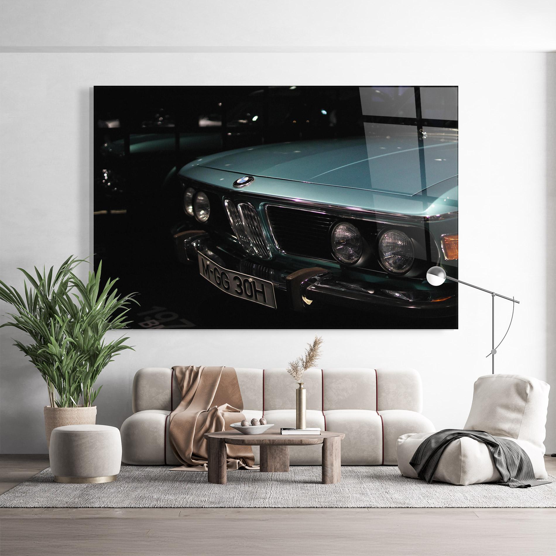 Üvegkép Old Bmw Headlight mockup 9