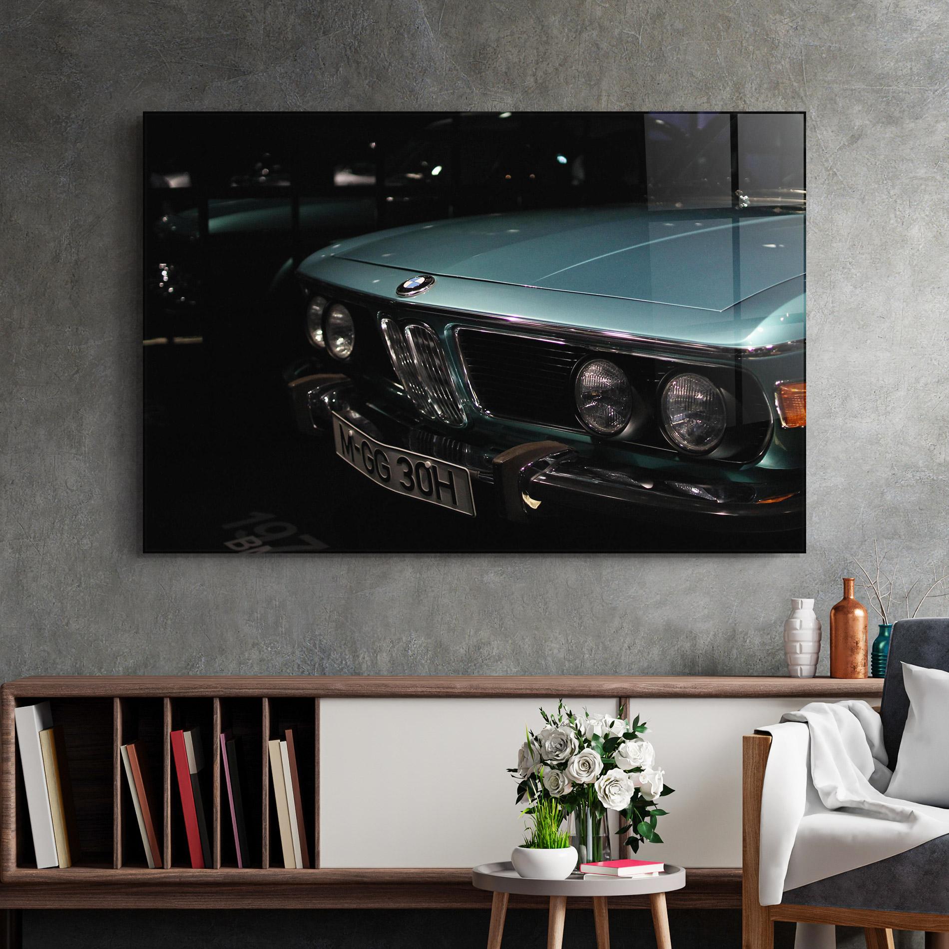 Üvegkép Old Bmw Headlight mockup 2